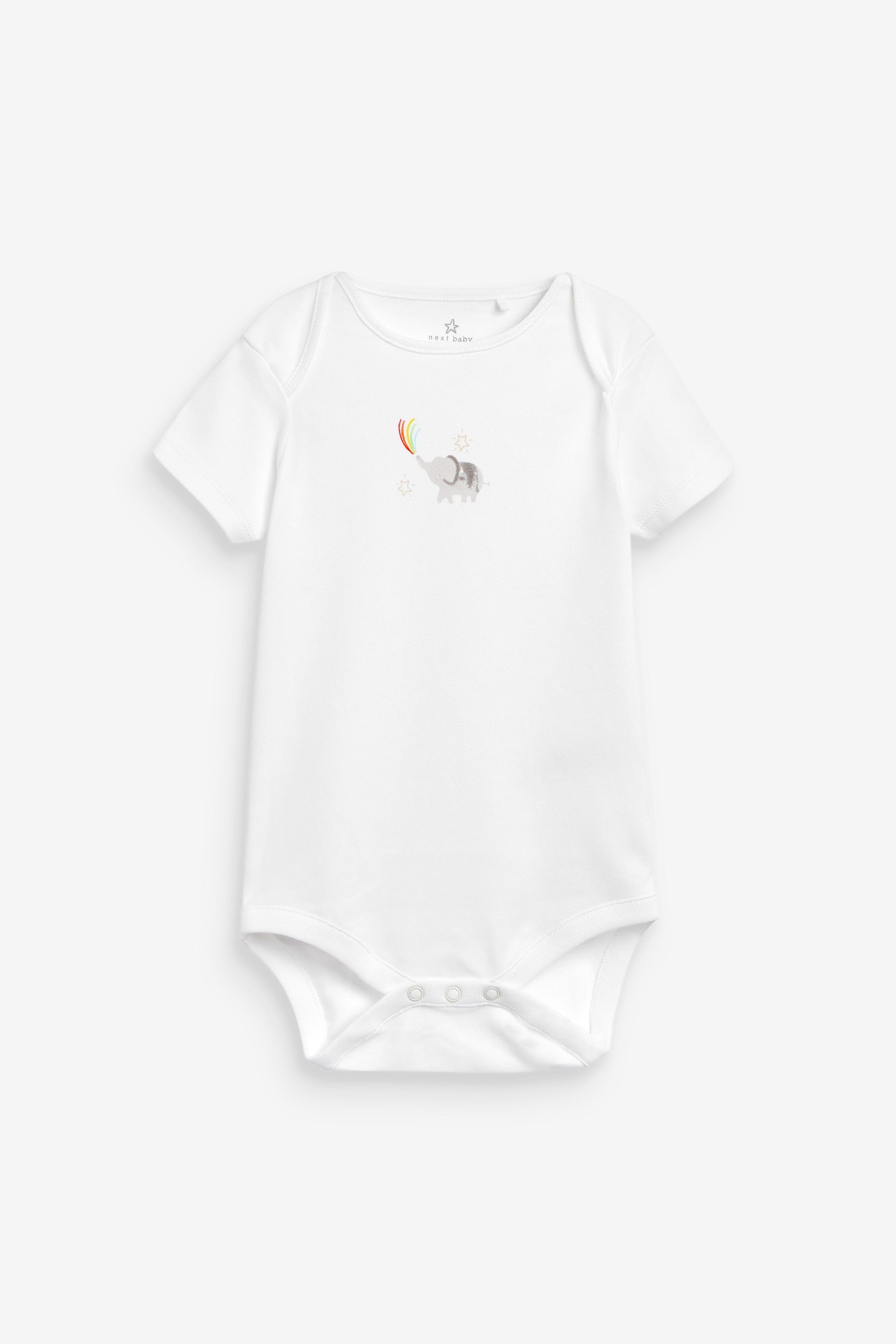 White Character Baby 10 Pack Short Sleeve Bodysuits (0mths-3yrs)