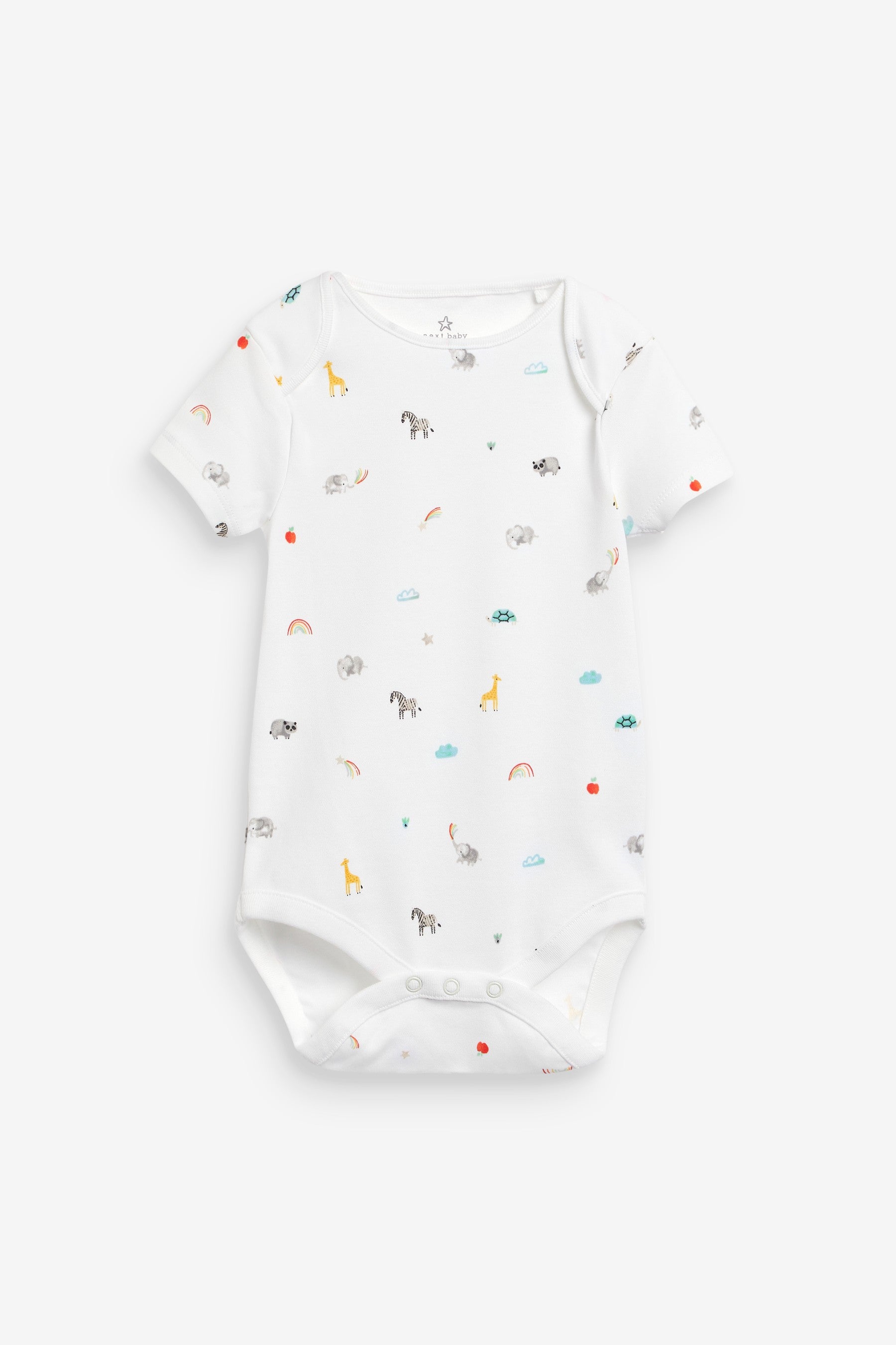 White Character Baby 10 Pack Short Sleeve Bodysuits (0mths-3yrs)