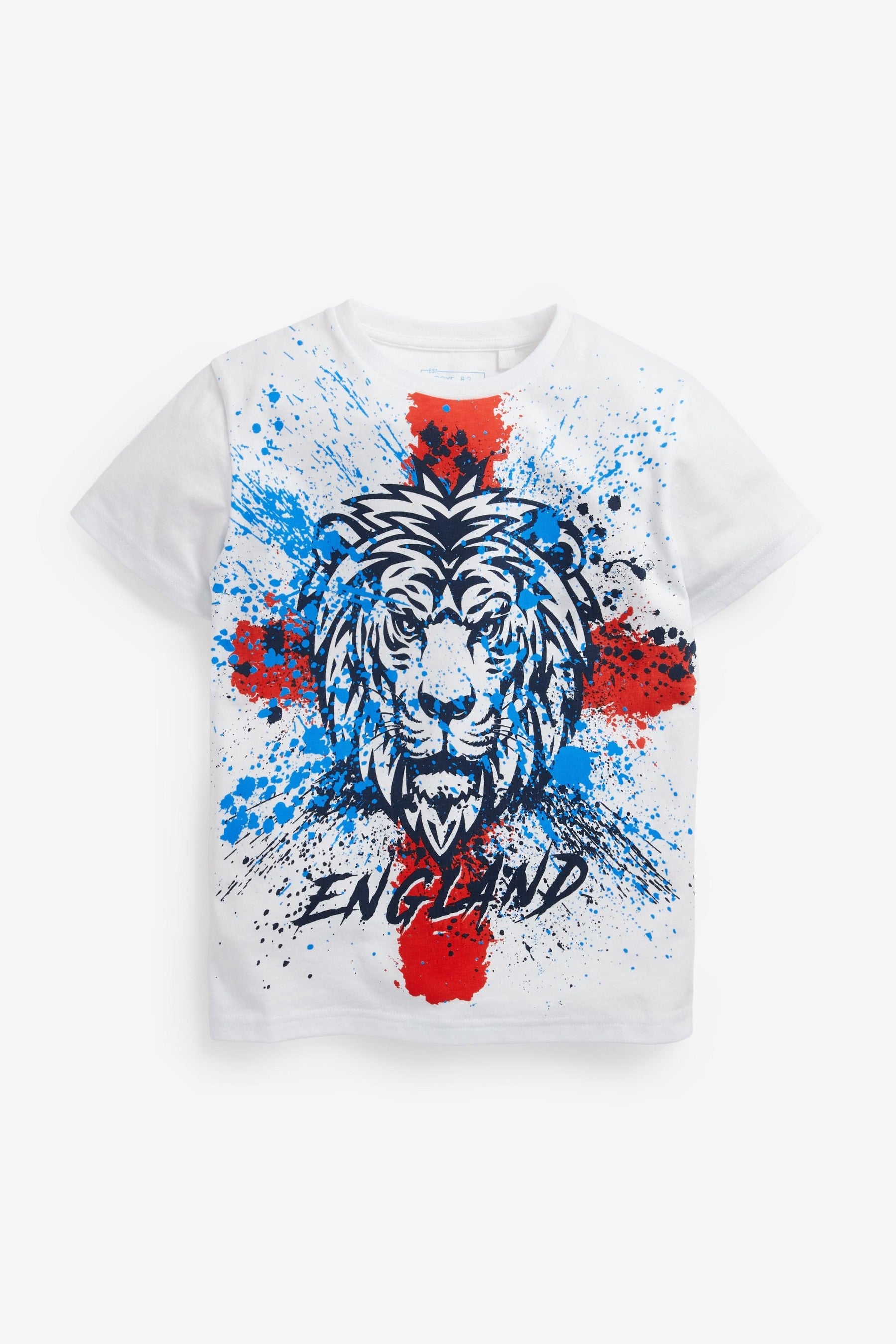 White England Lion T-Shirt (3-16yrs)