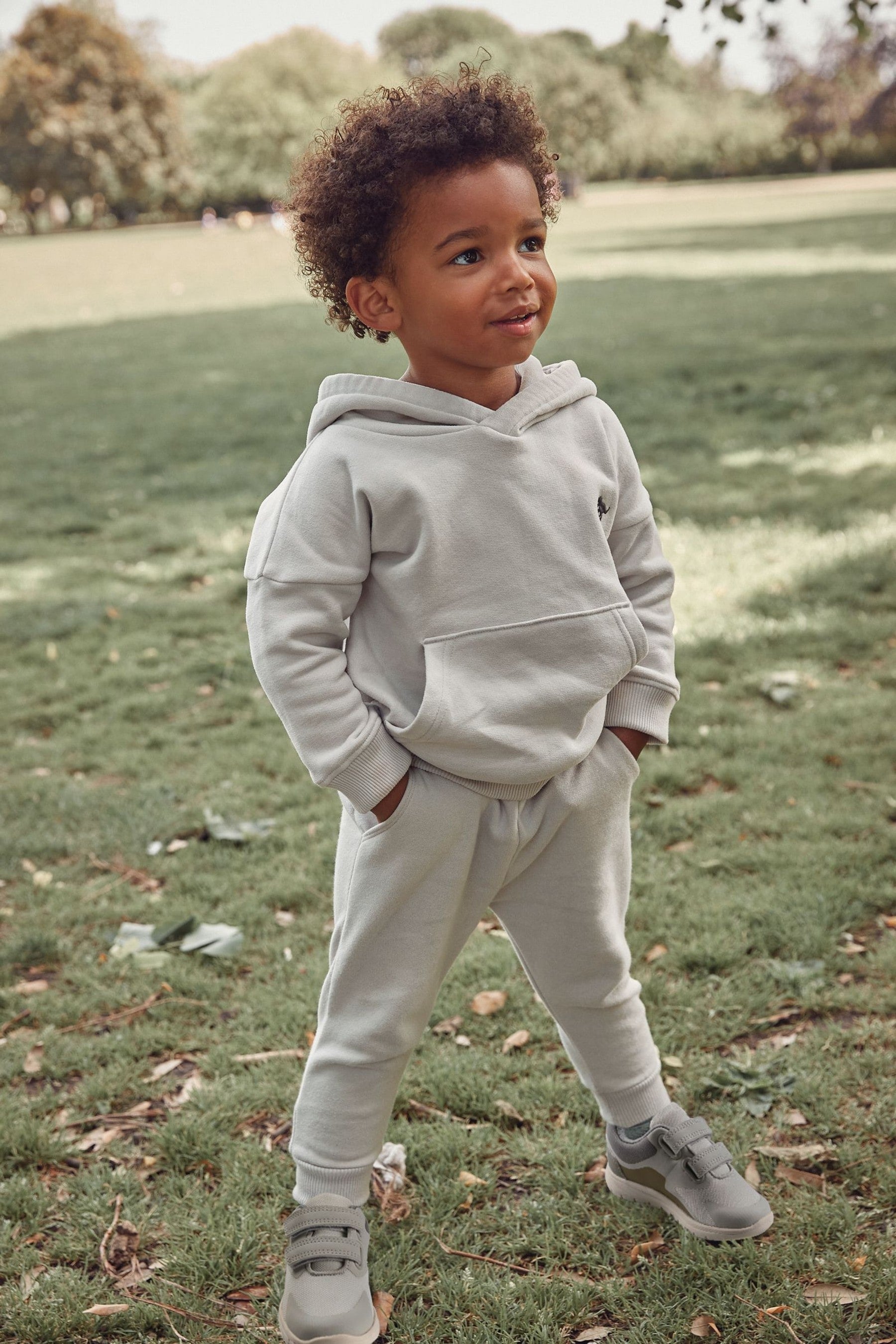 Pale Grey Soft Touch Jersey Hoodie (3mths-7yrs)