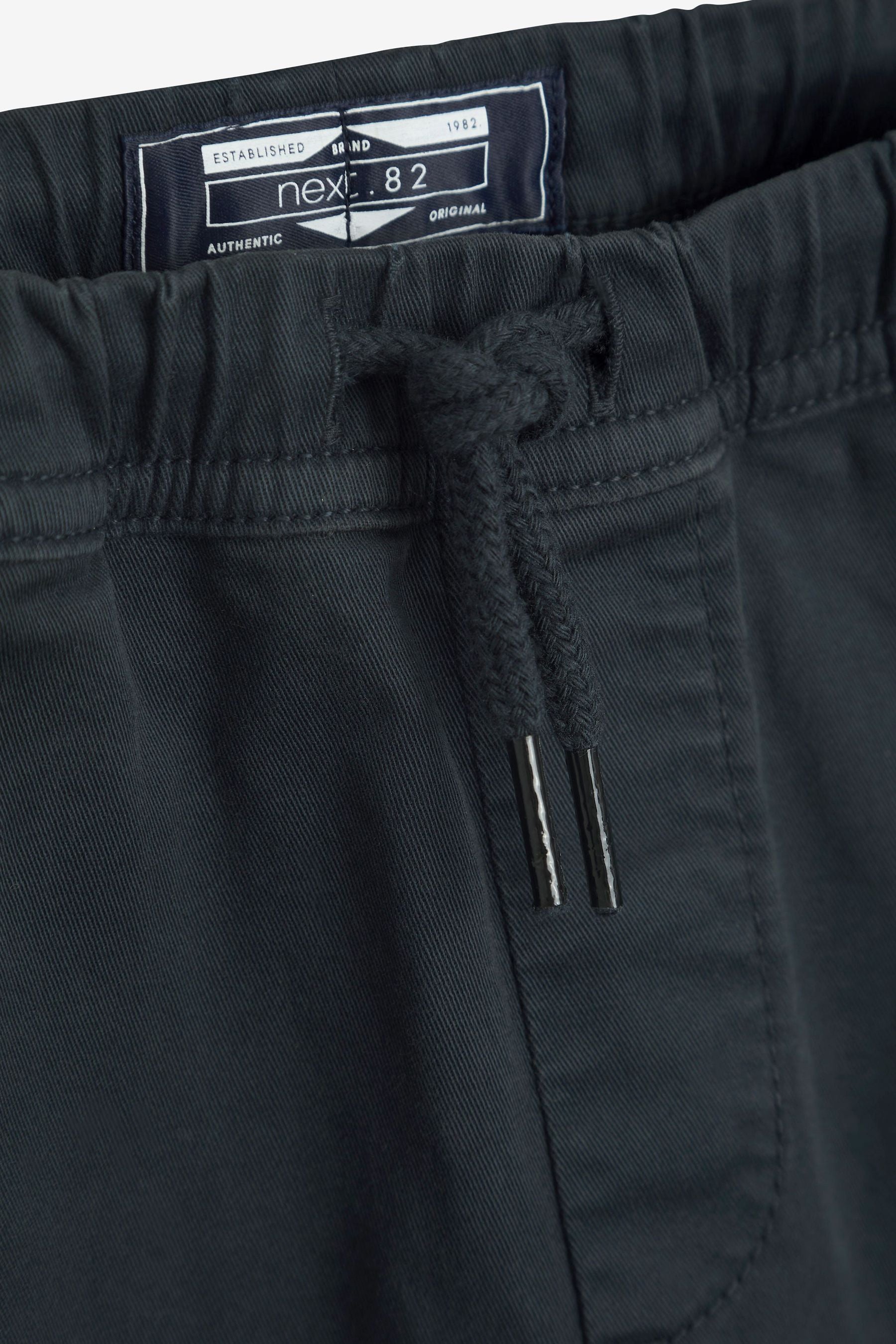 Navy Blue Loose Fit Pull-On Chino Trousers (3mths-7yrs)