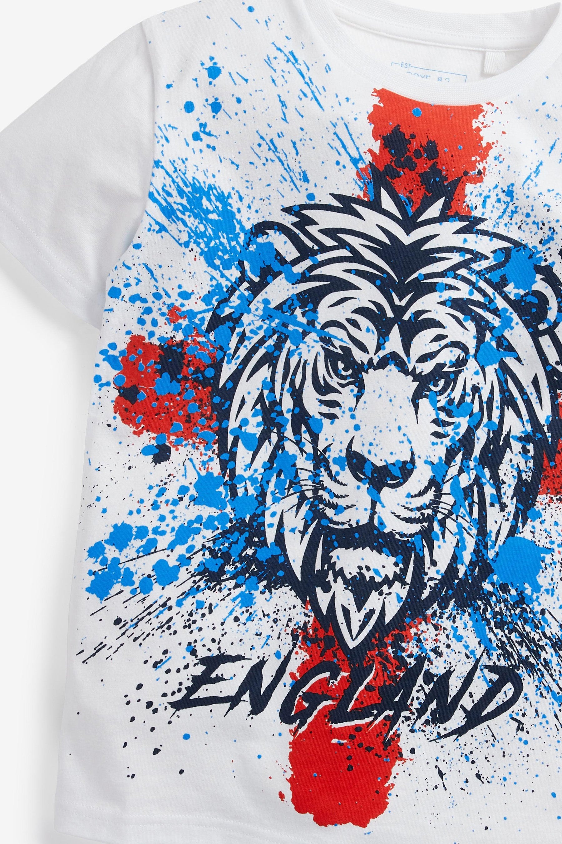 White England Lion T-Shirt (3-16yrs)