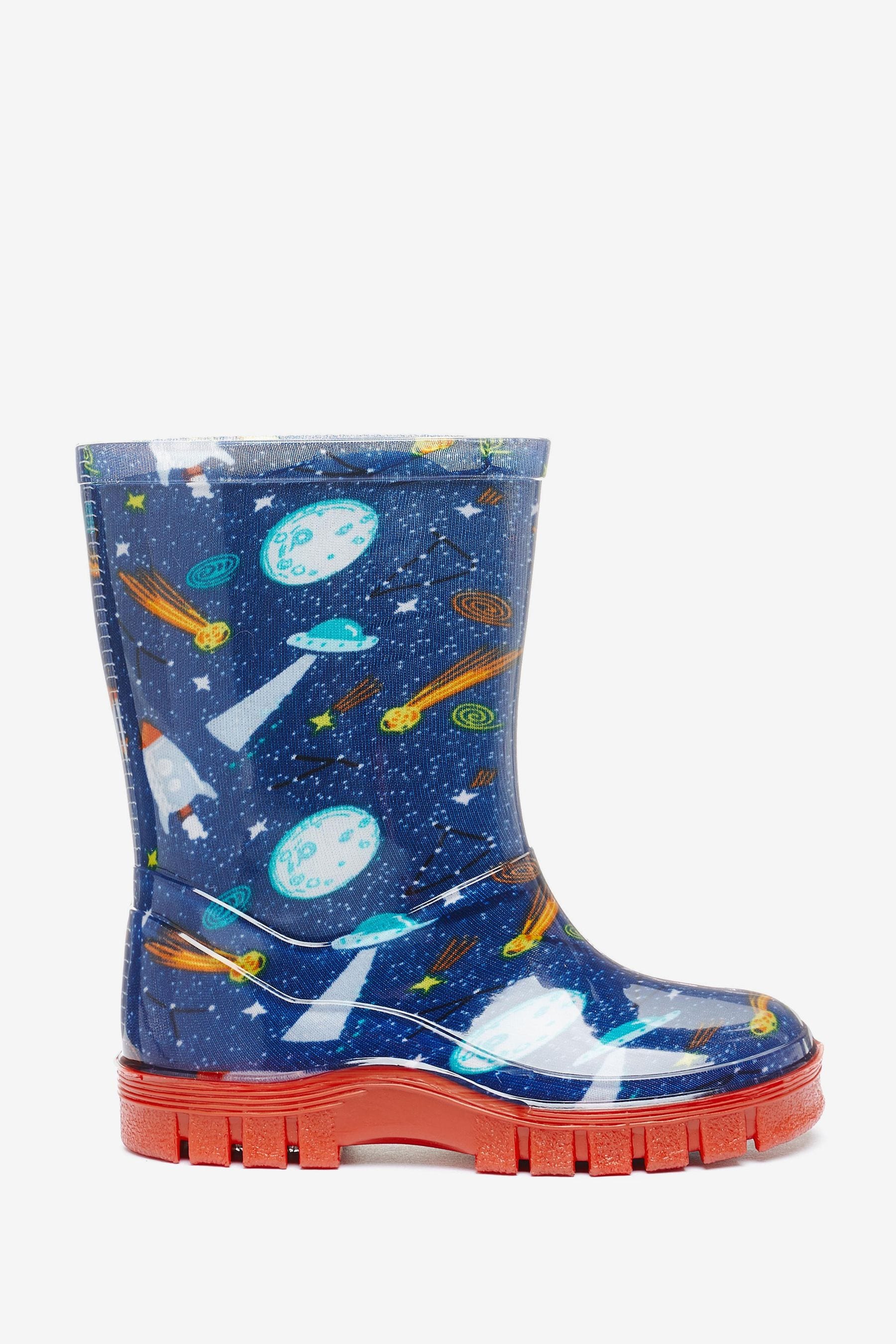 Navy Rocket Wellies