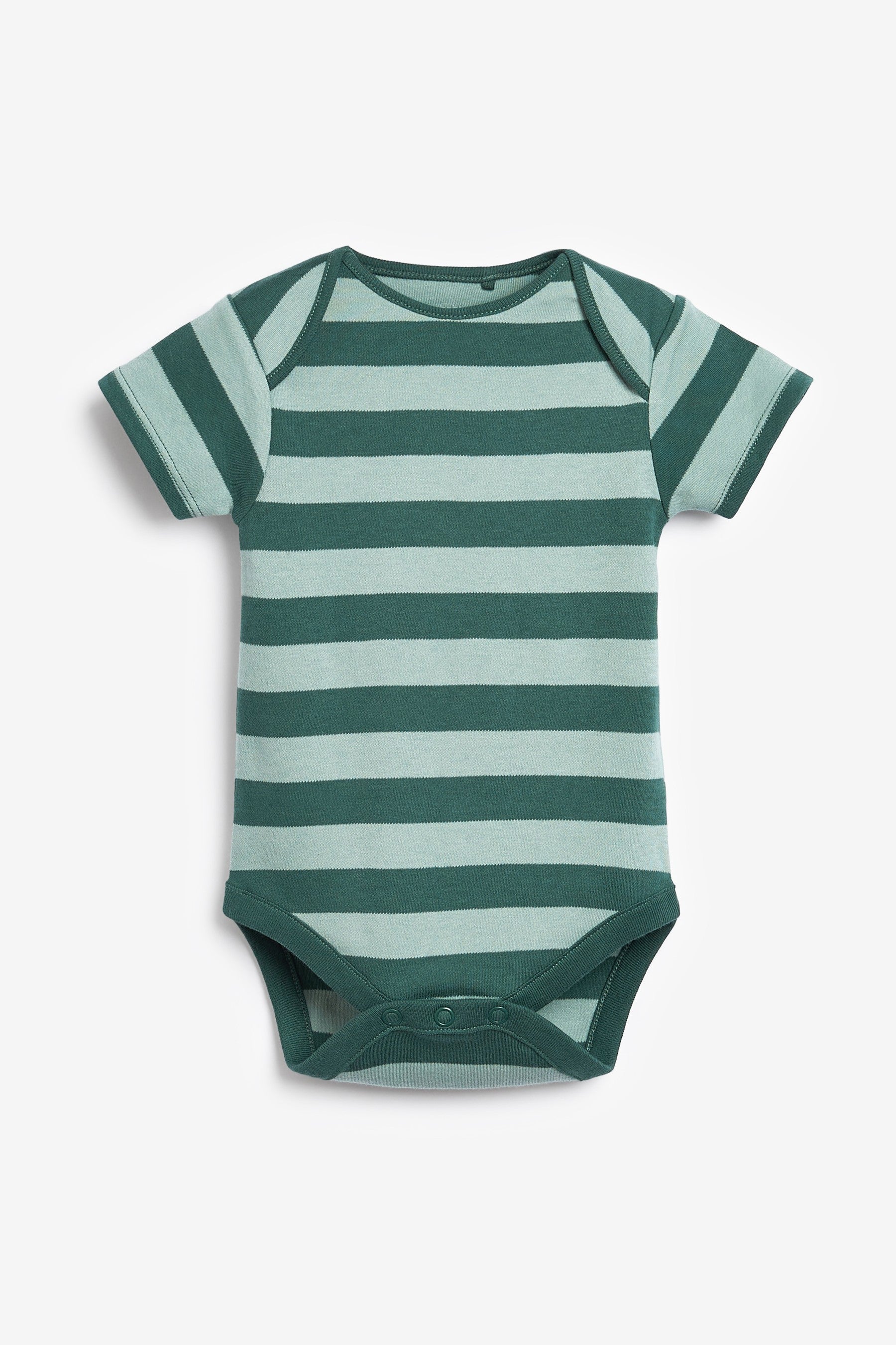 Teal Blue Baby 10 Pack Short Sleeve Bodysuits (0mths-3yrs)