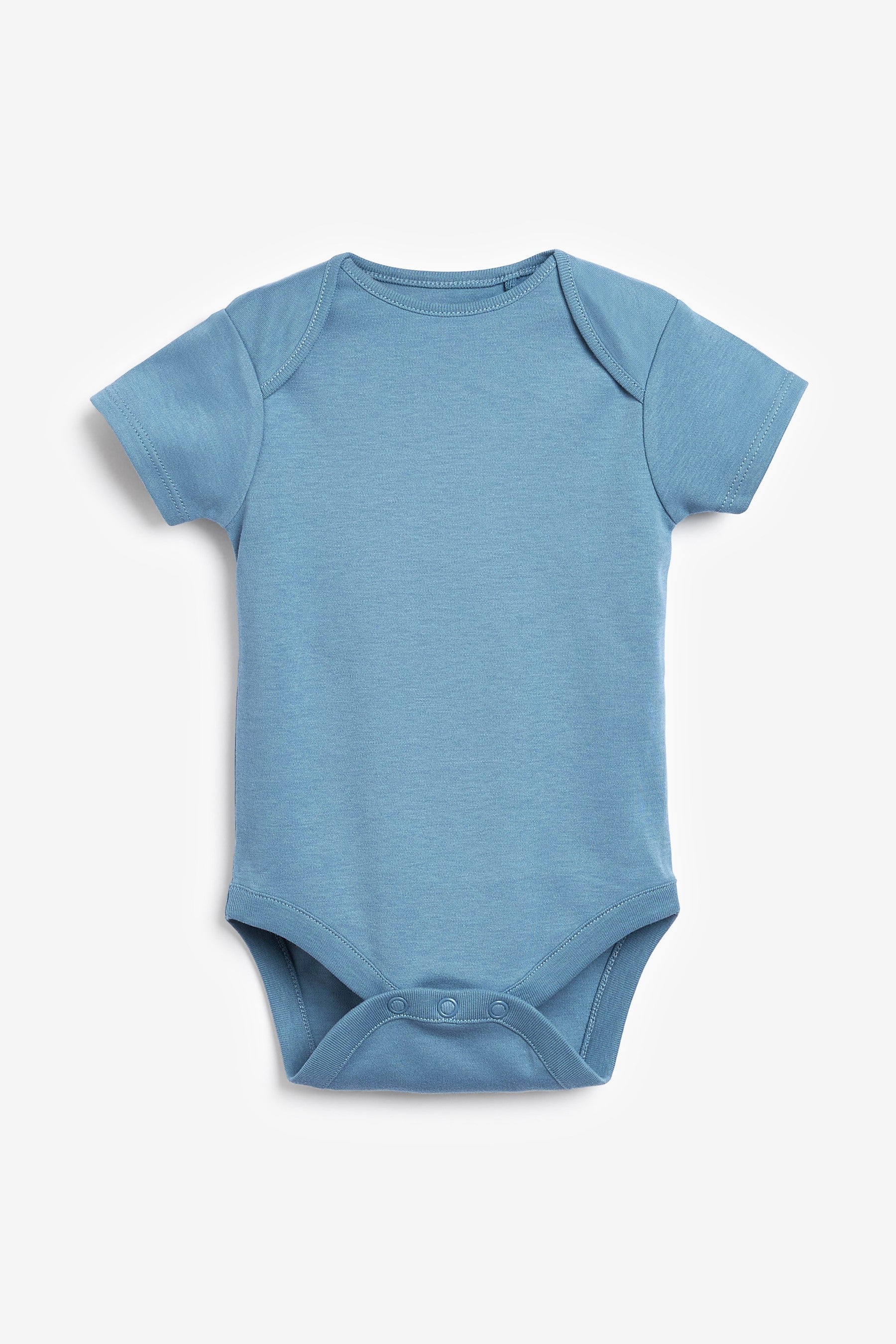 Teal Blue Baby 10 Pack Short Sleeve Bodysuits (0mths-3yrs)