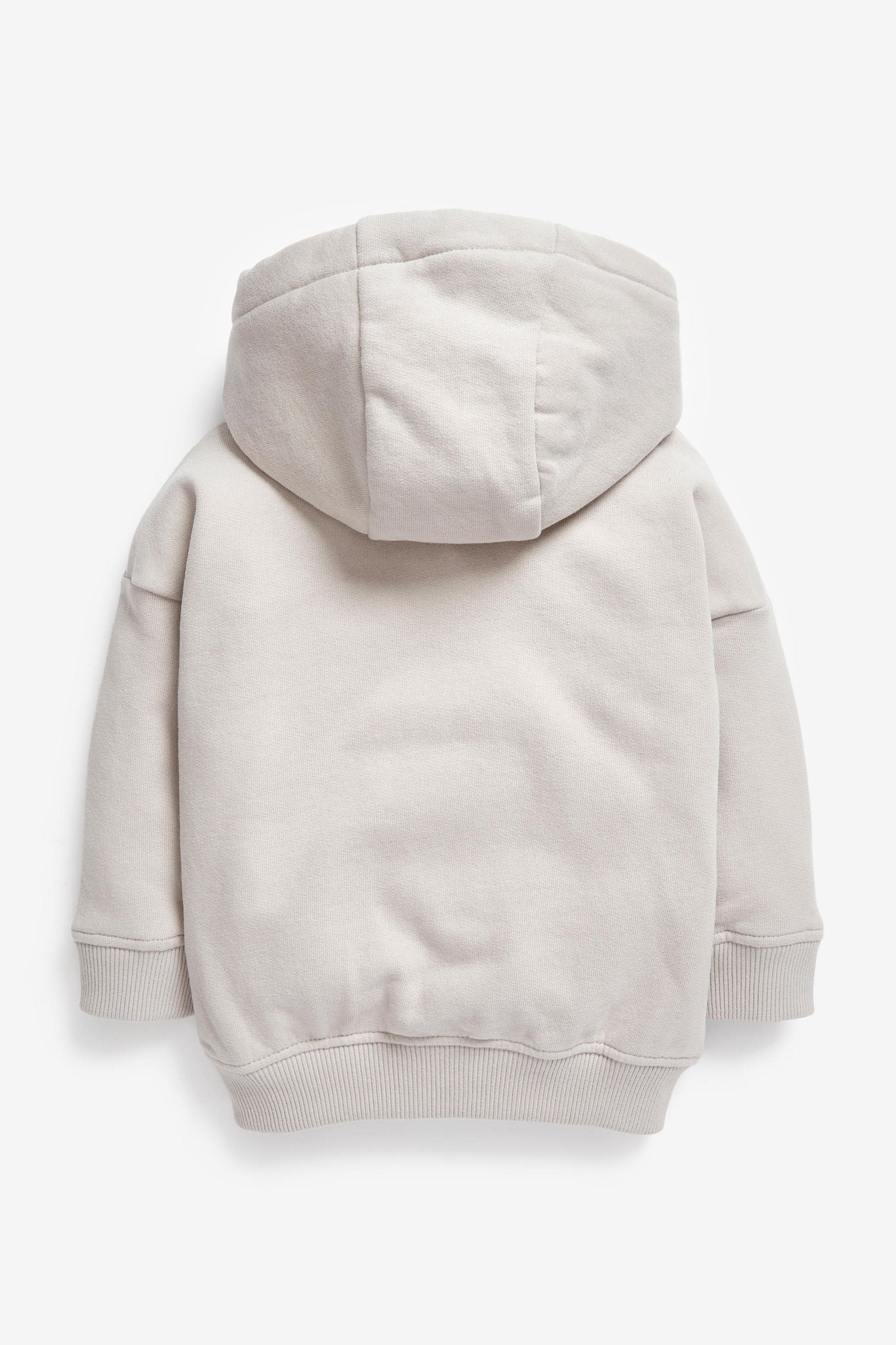 Pale Grey Soft Touch Jersey Hoodie (3mths-7yrs)