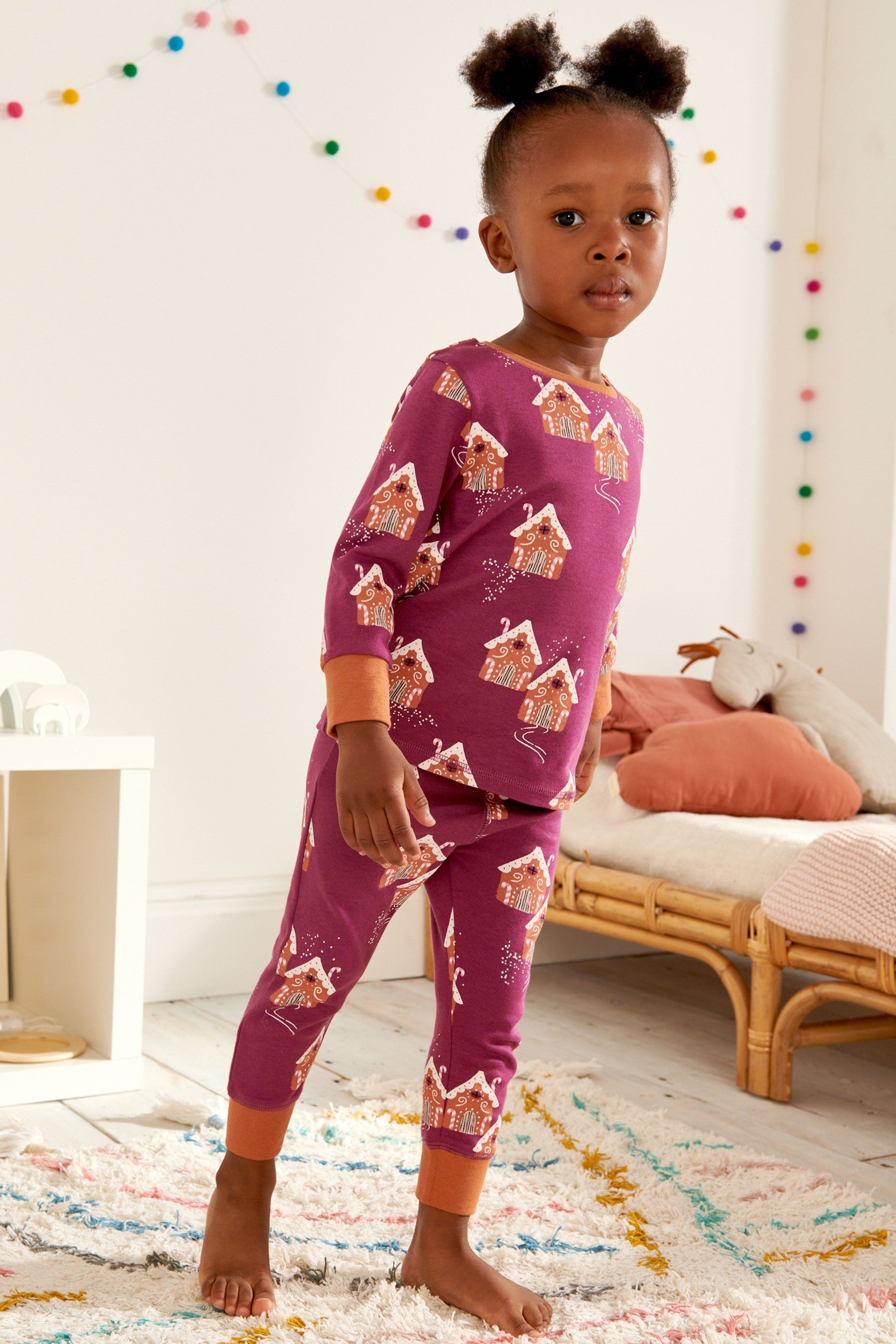 Rust Brown Winter Character 3 Pack Pyjamas (9mths-8yrs)