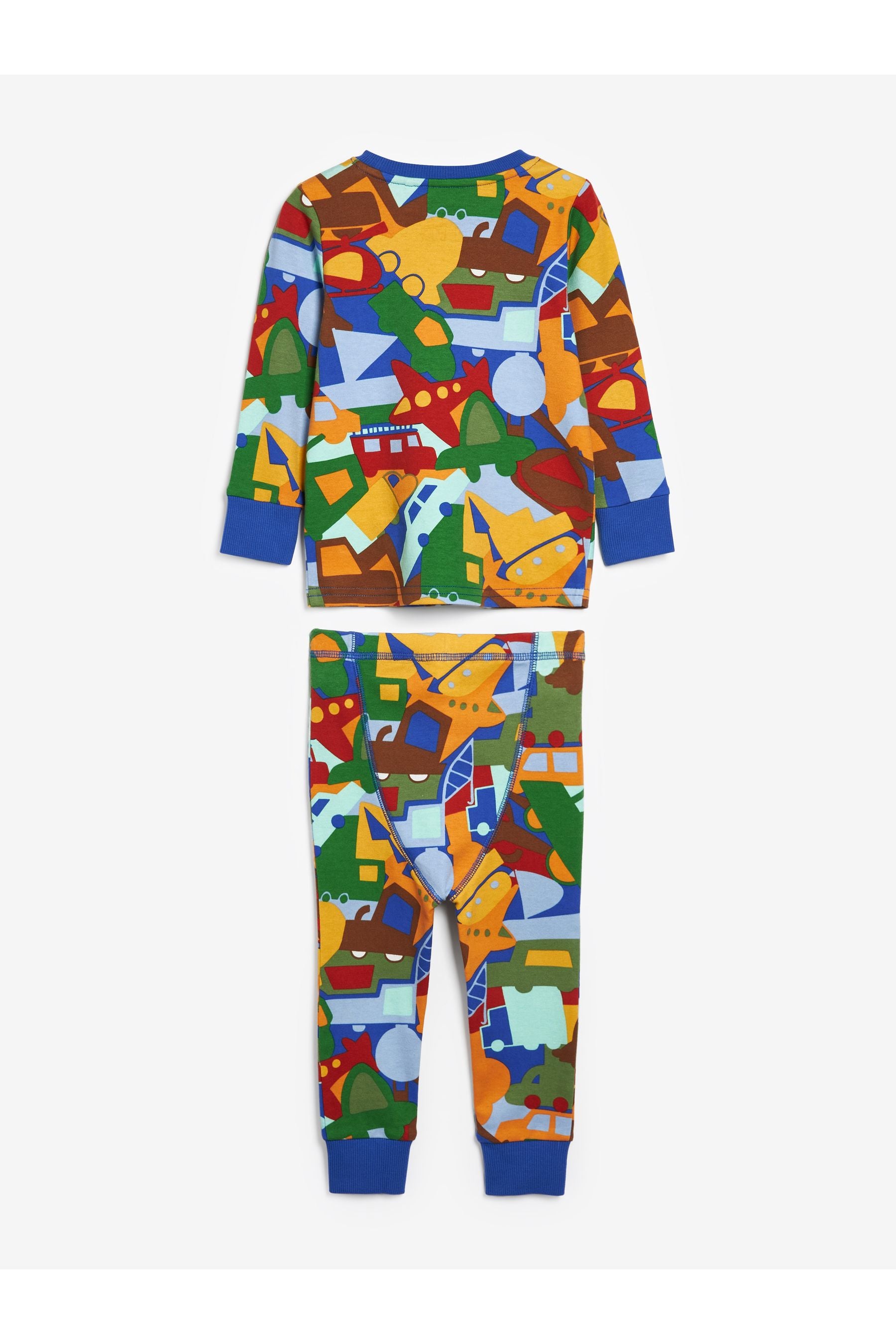 Blue/Green Car Print Pyjamas (9mths-8yrs)