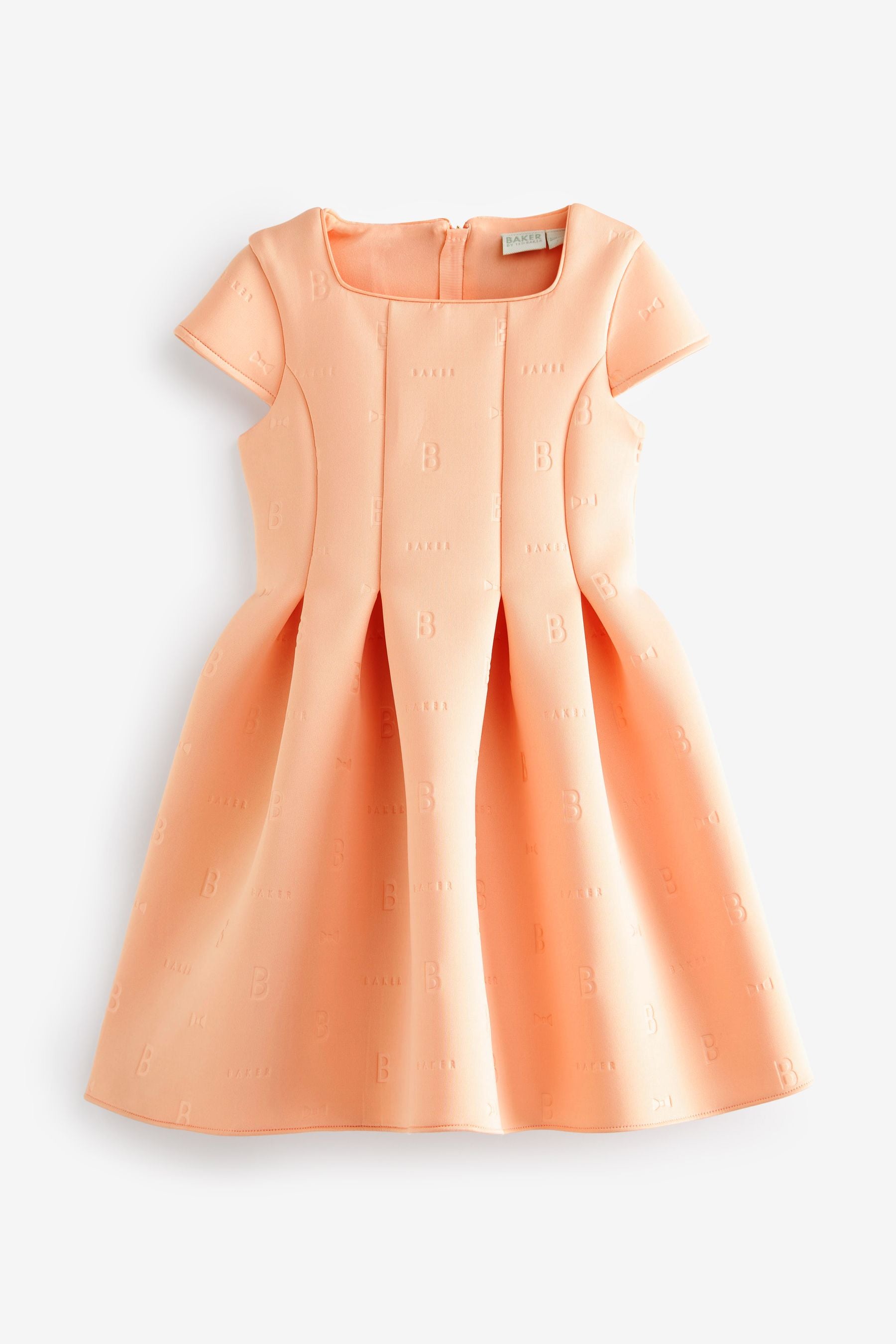 Orange Baker by Ted Baker Navy Embossed Scuba Dress