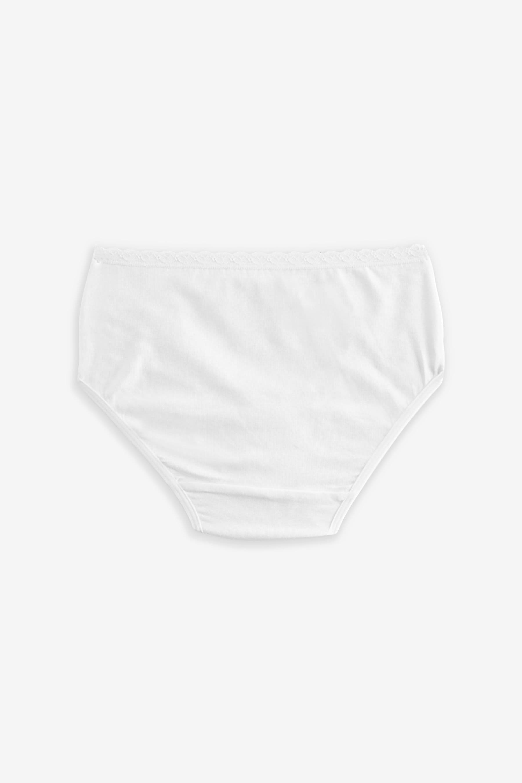 White 10 Pack Briefs (1.5-16yrs)