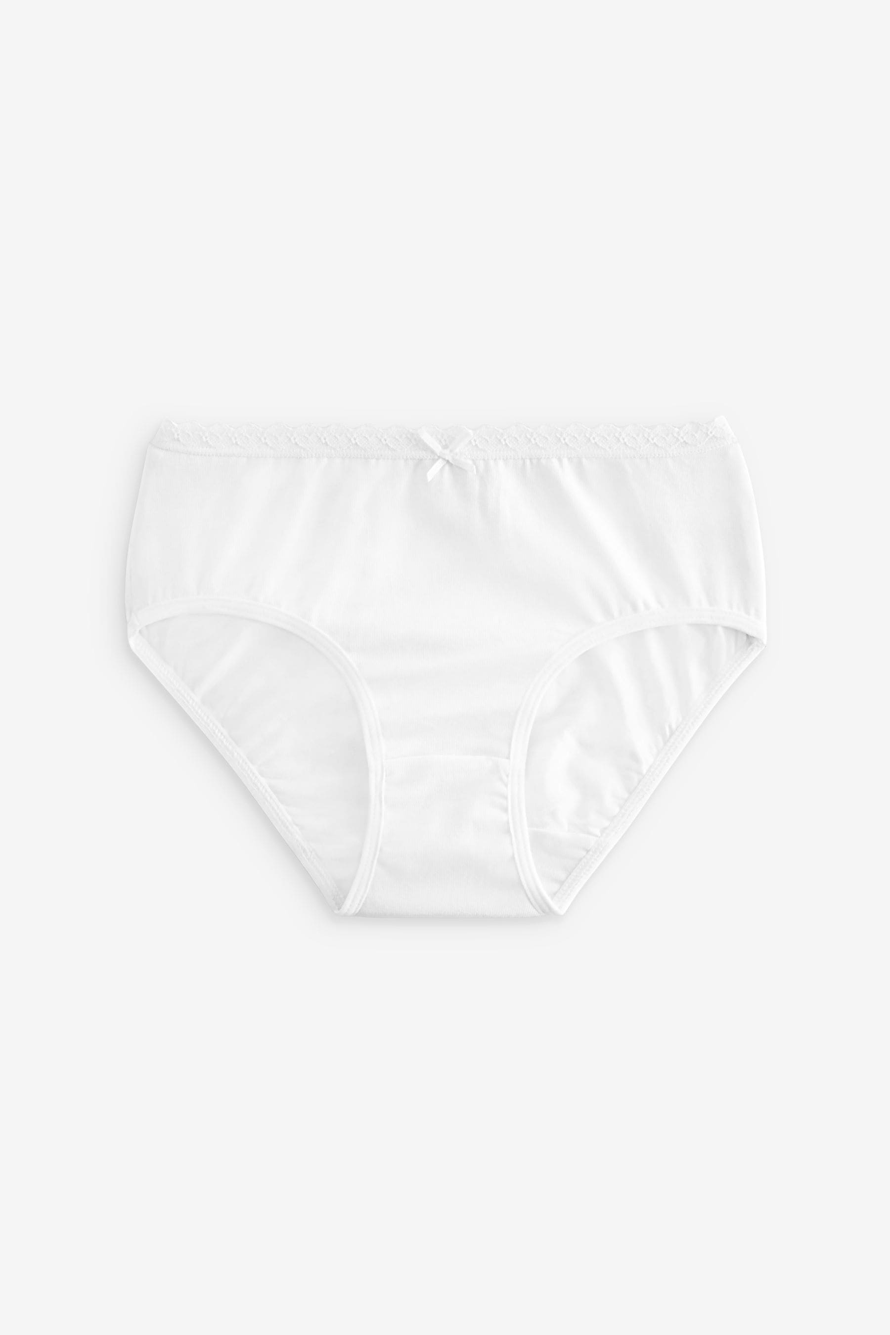 White 10 Pack Briefs (1.5-16yrs)