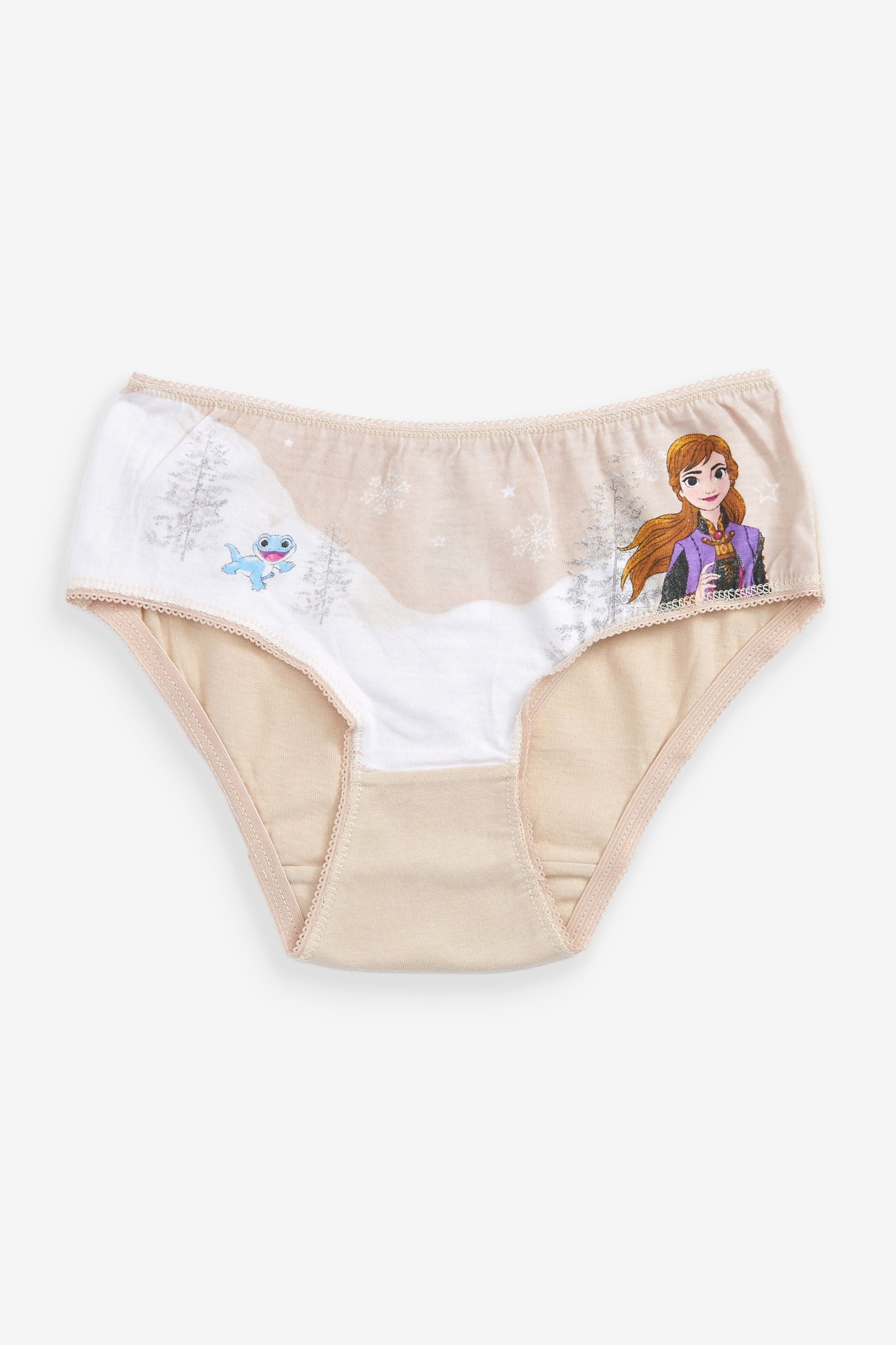 Blue /Pink 5 Pack Frozen Briefs (1.5-8yrs)