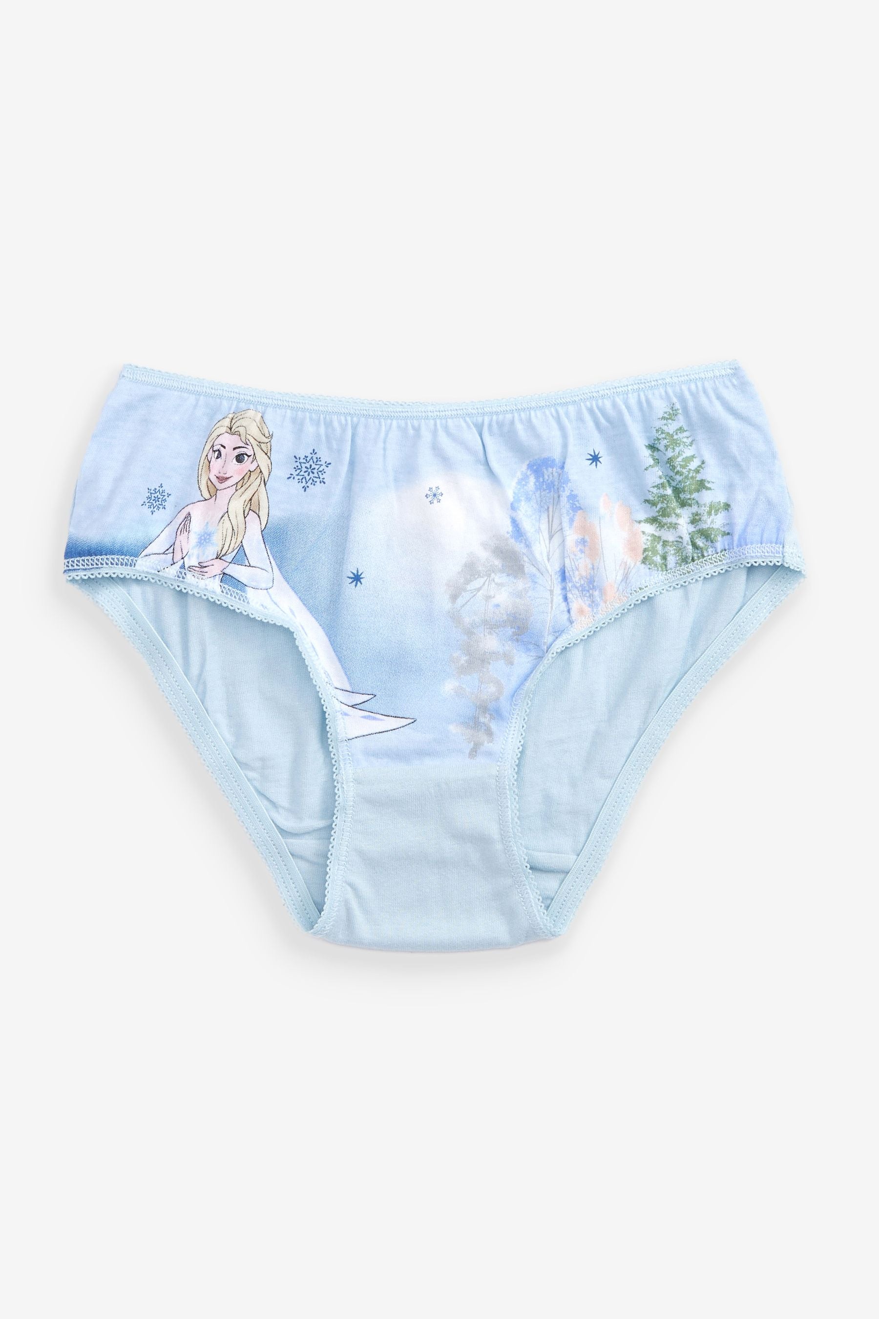 Blue /Pink 5 Pack Frozen Briefs (1.5-8yrs)