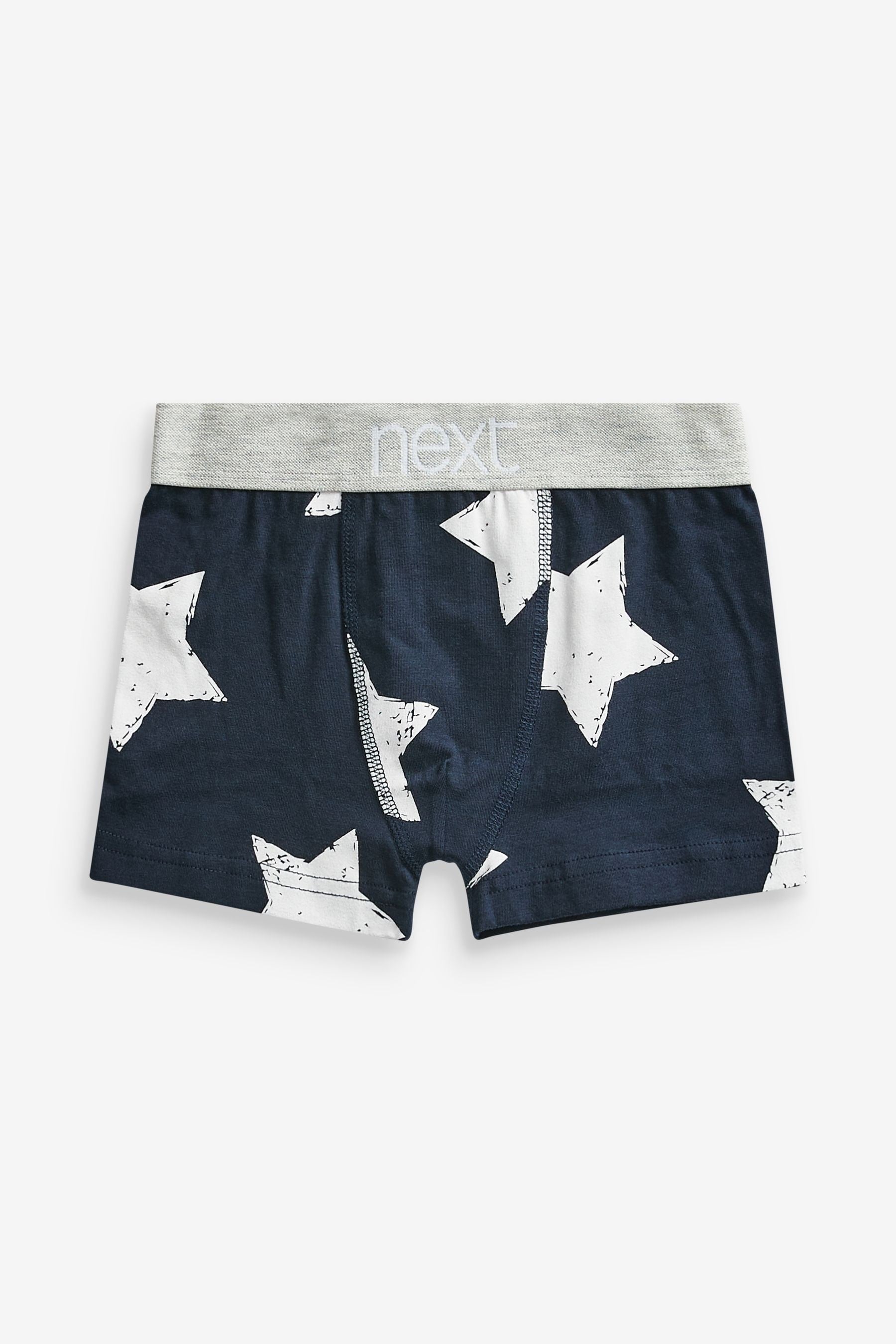 Navy/Grey Dino Star 7 Pack Trunks (2-12yrs)