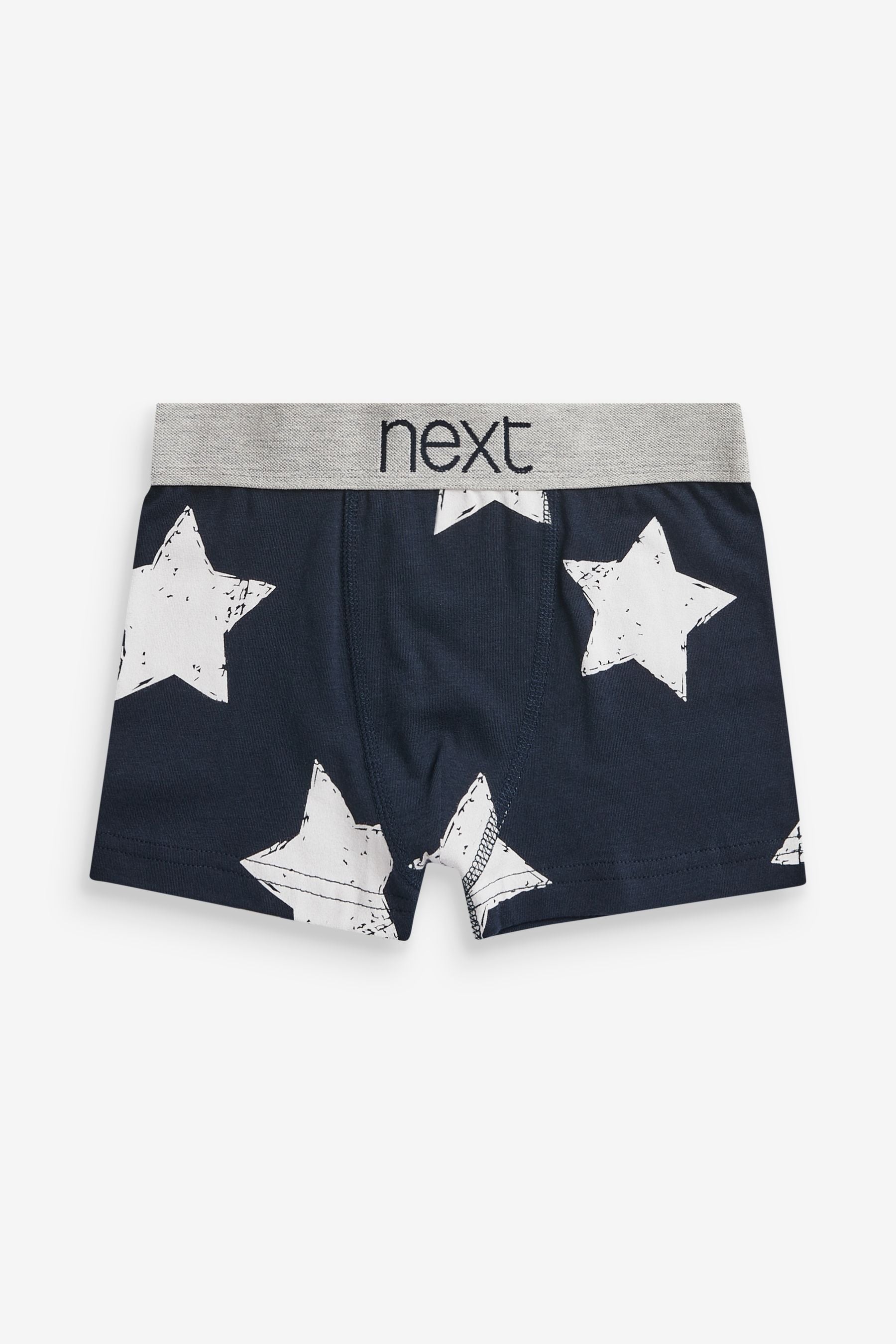 Navy/Grey Dino Star 7 Pack Trunks (2-12yrs)