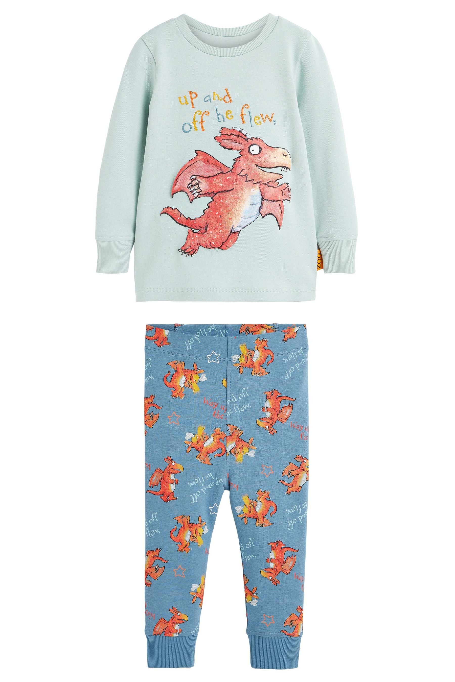 Blue Zog Snuggle Pyjamas (9mths-9yrs)