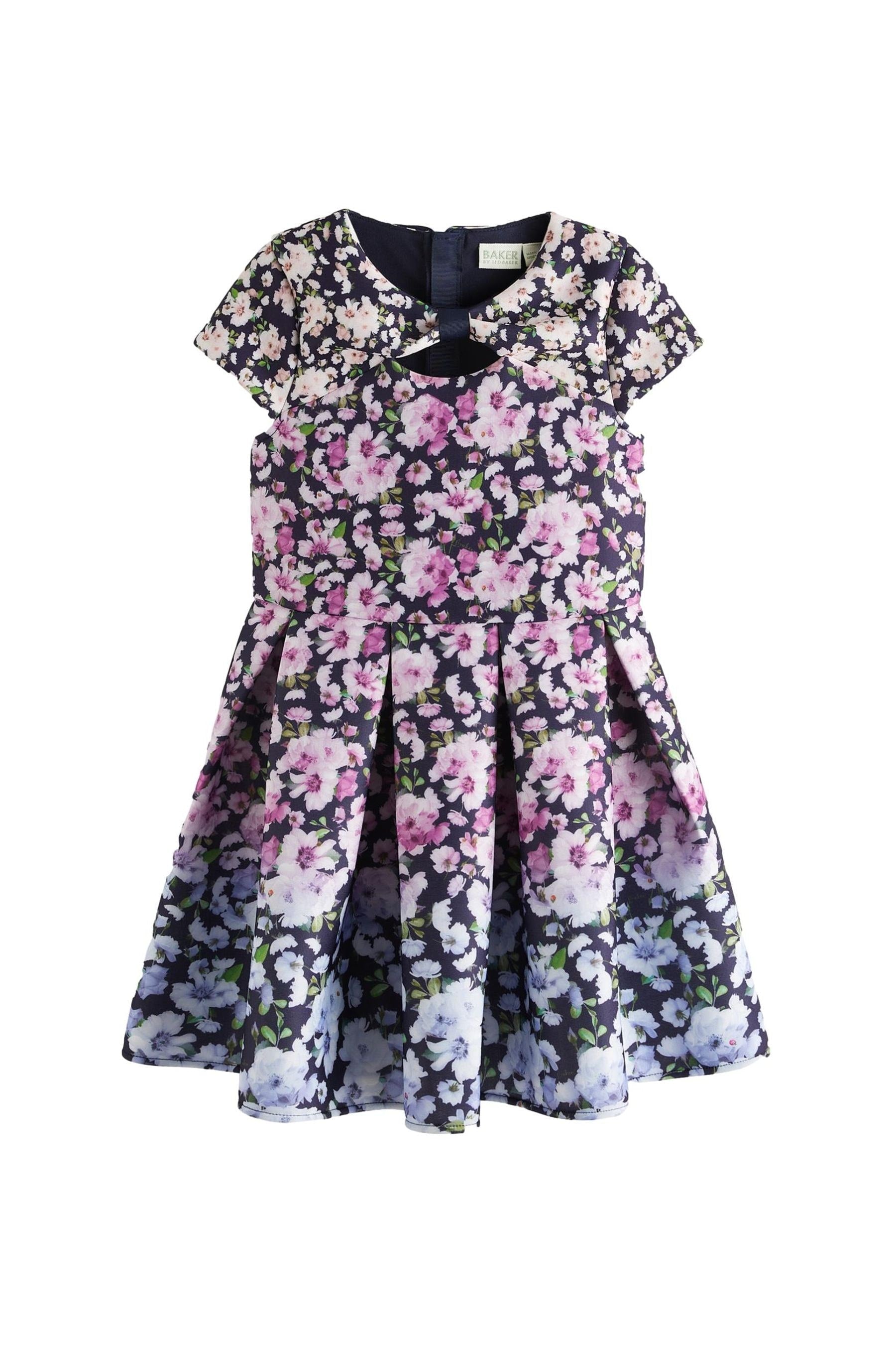 Multi Baker by Ted Baker Multi-Coloured Floral Scuba Dress