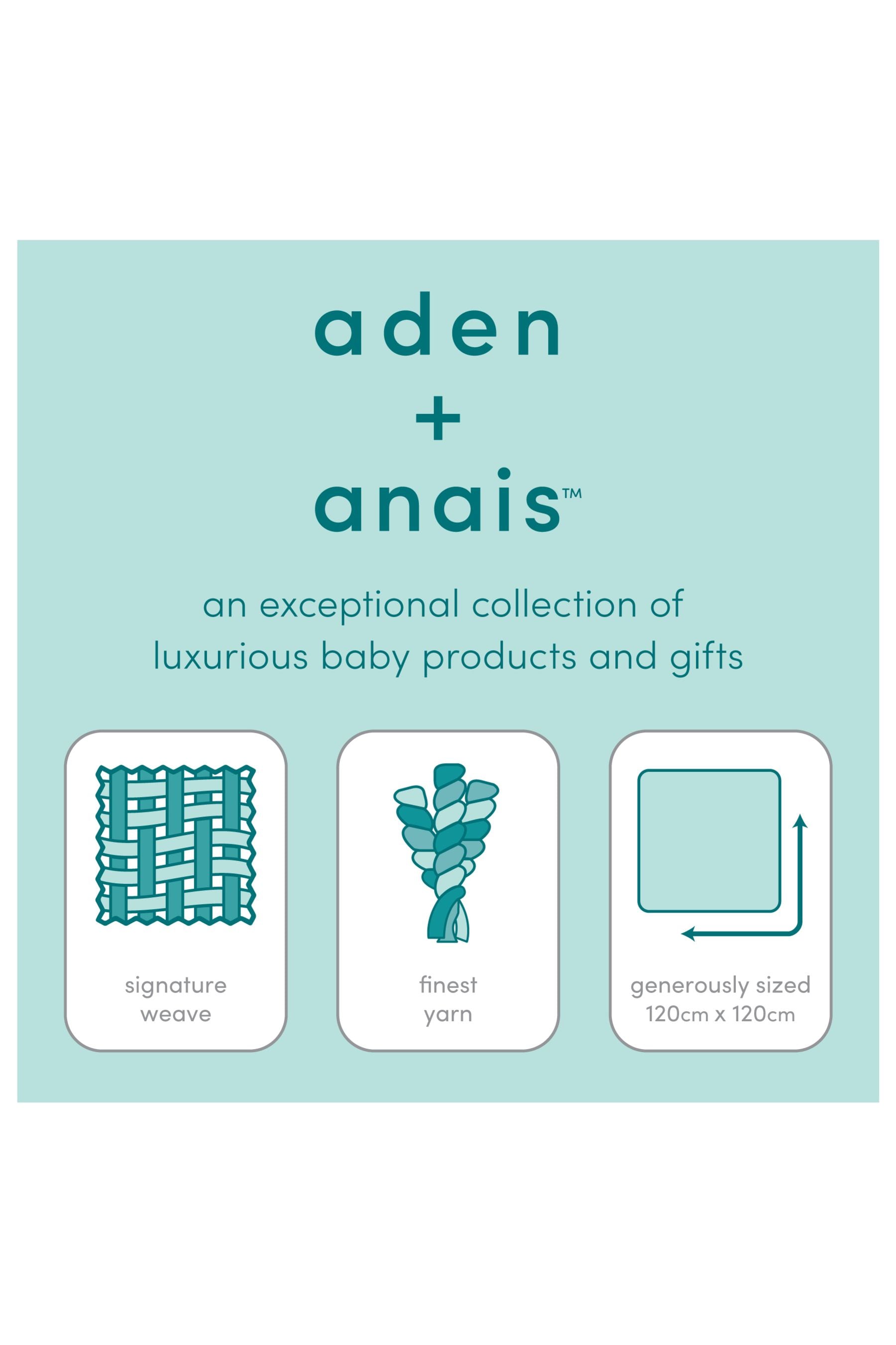 now + zen aden + anais Large Cotton Muslin Blankets 4 Pack