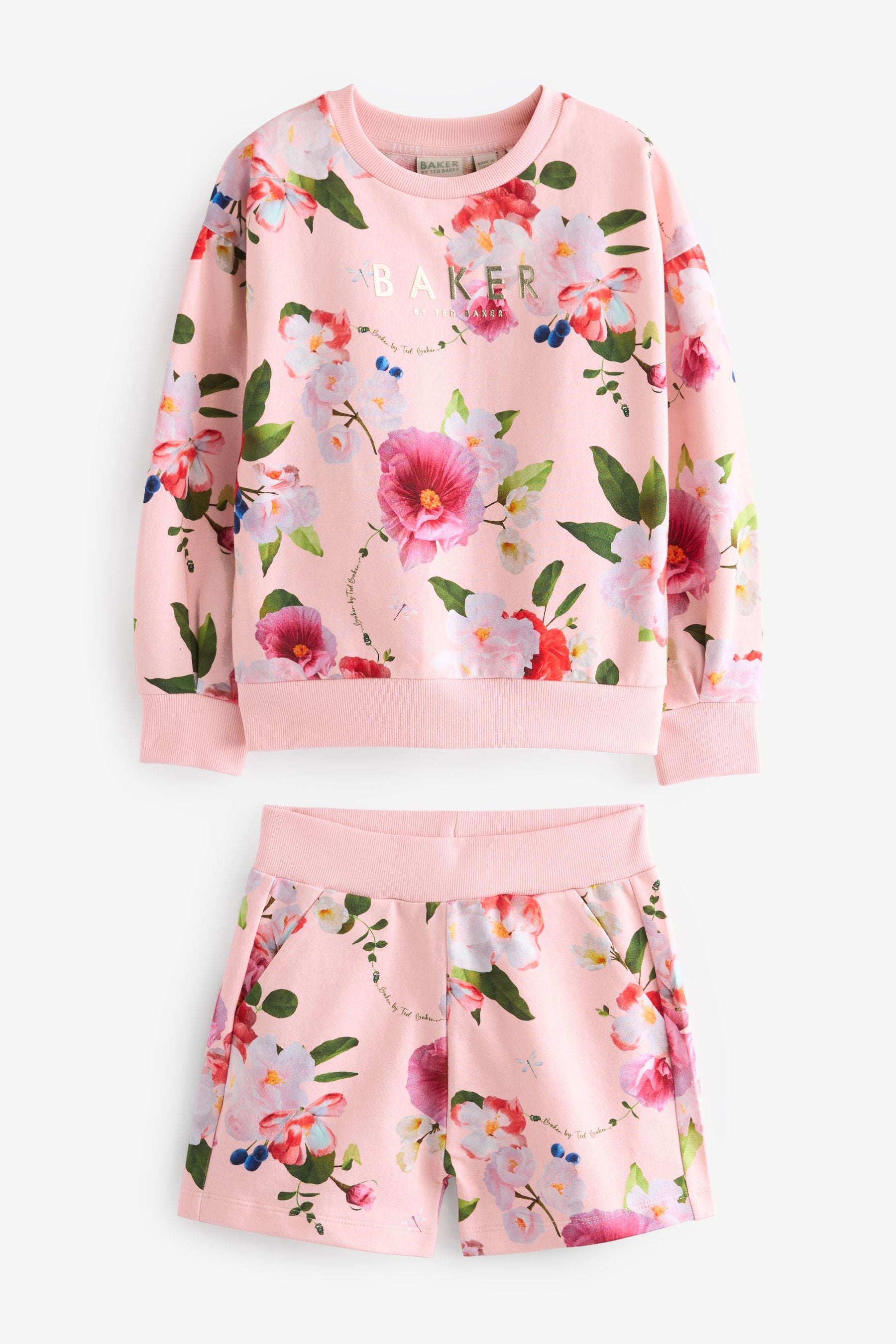 Baker by Ted Baker Floral Sweater and Short Set