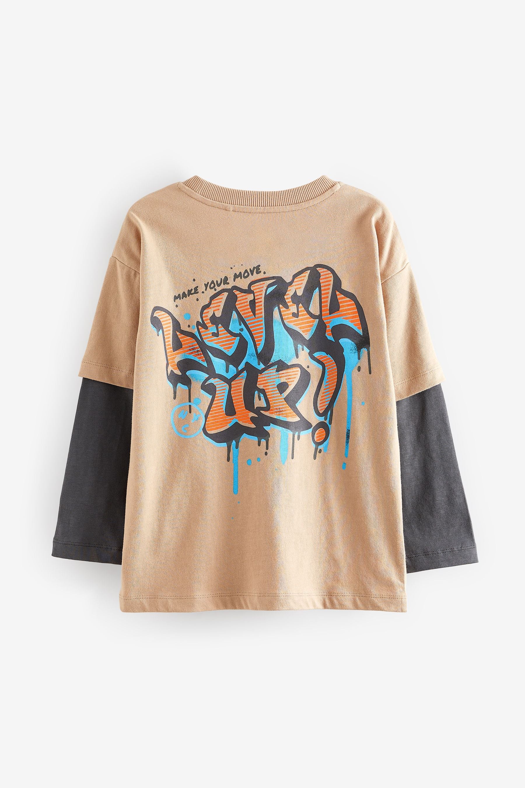 Natural Skate Long Sleeve T-Shirt (3-16yrs)