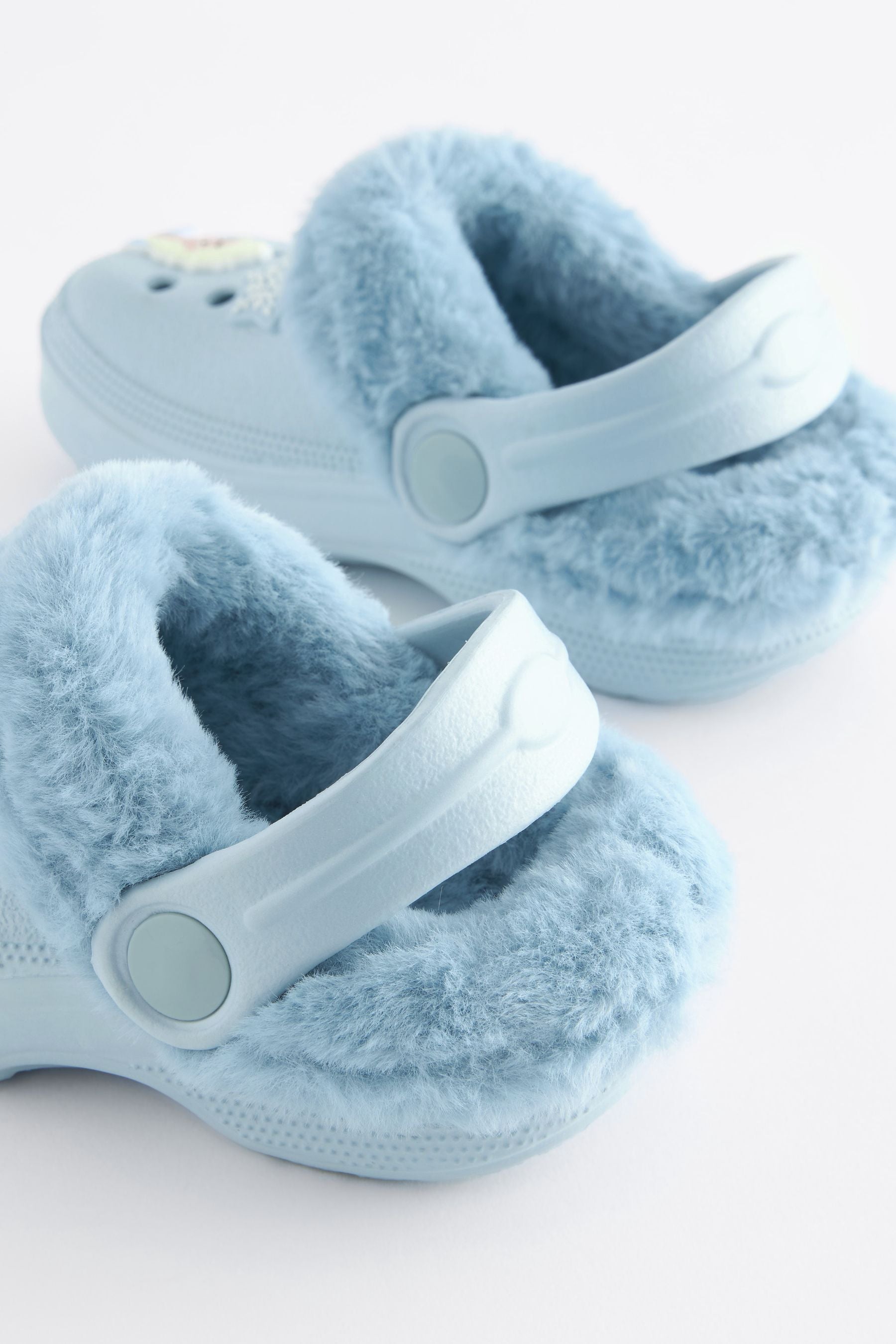 Disney Frozen Blue Warm Lined Clog Slippers