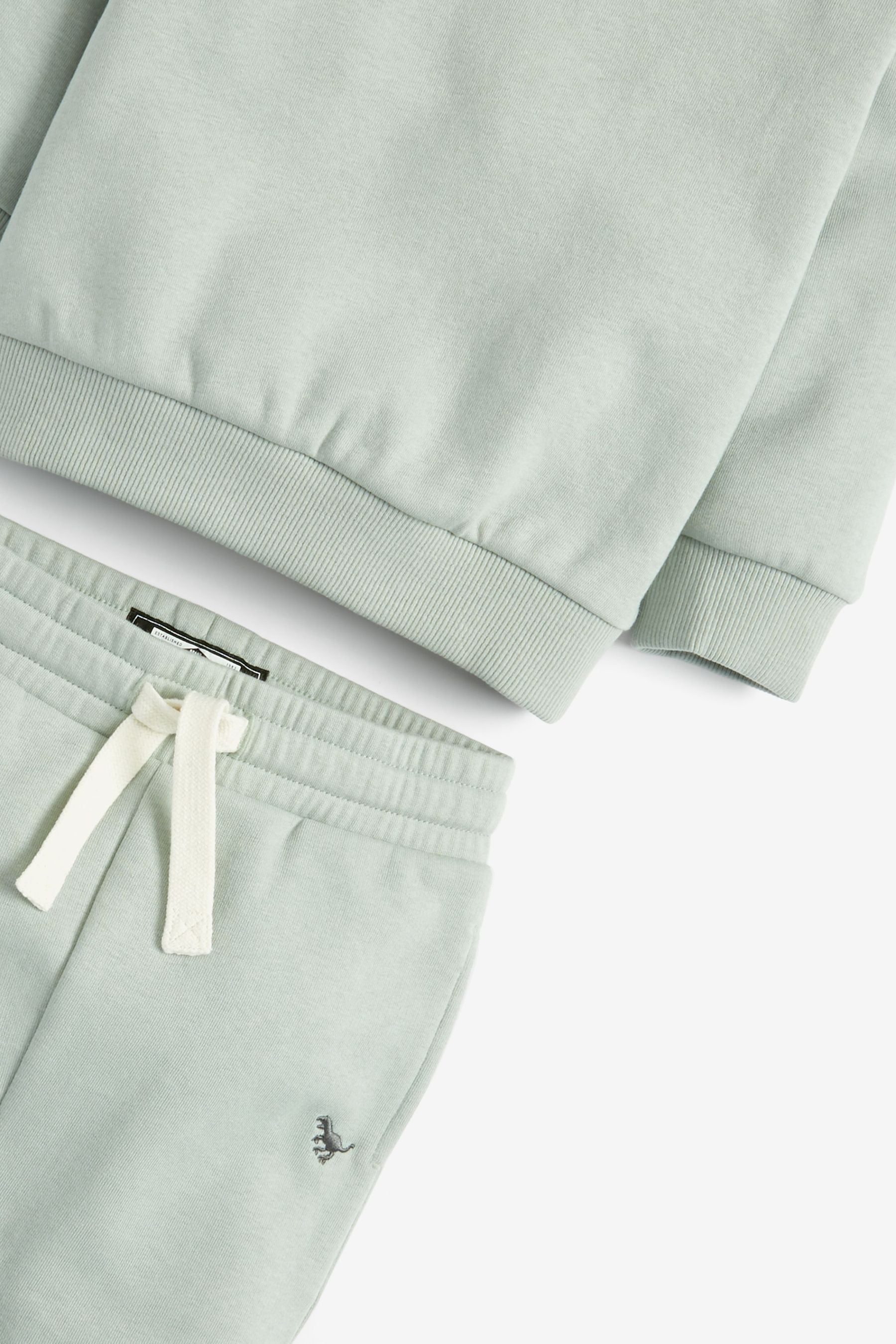 Mint Green Jersey Sweatshirt And Joggers Set (3mths-7yrs)