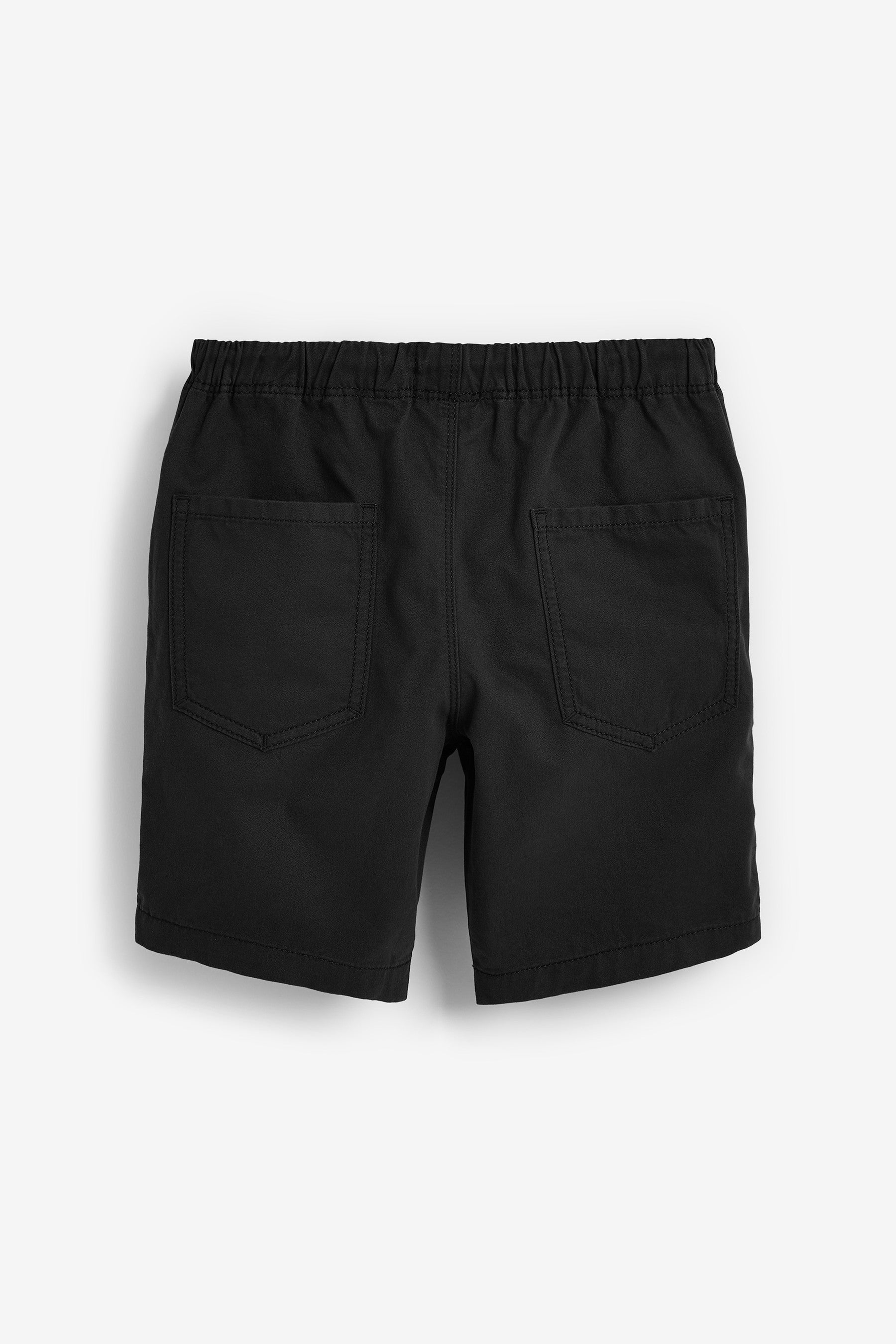 Black Pull-On Shorts (3-16yrs)