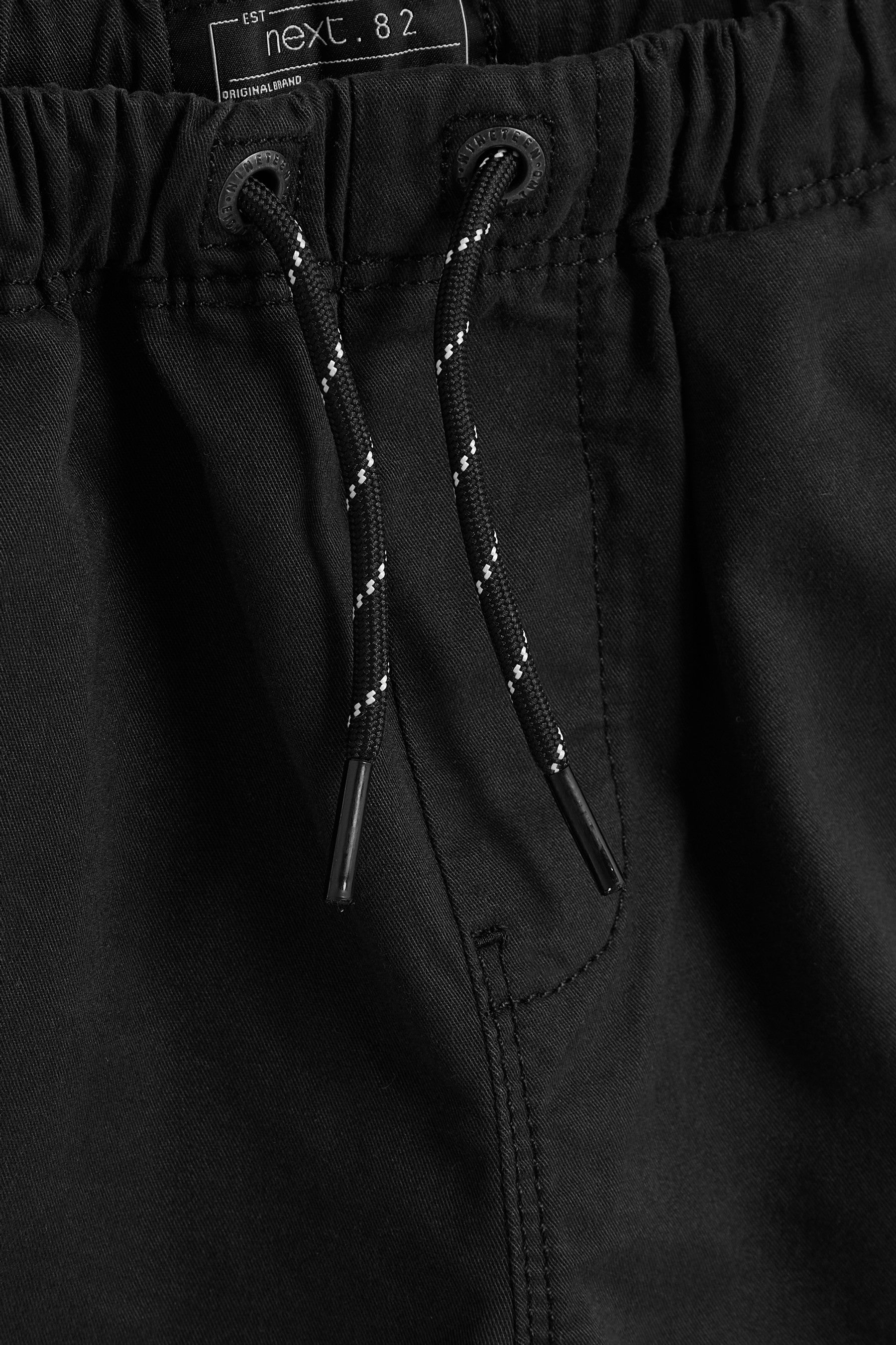 Black Pull-On Shorts (3-16yrs)