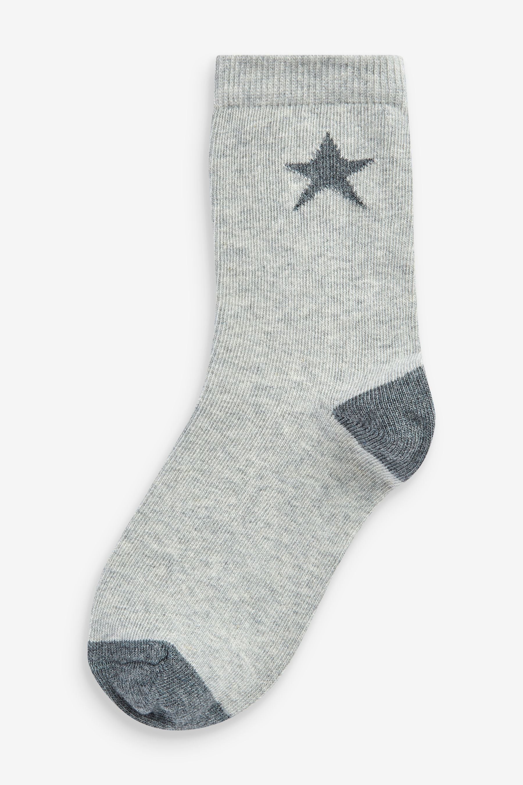 Blue Stars Cotton Rich Socks 7 Pack