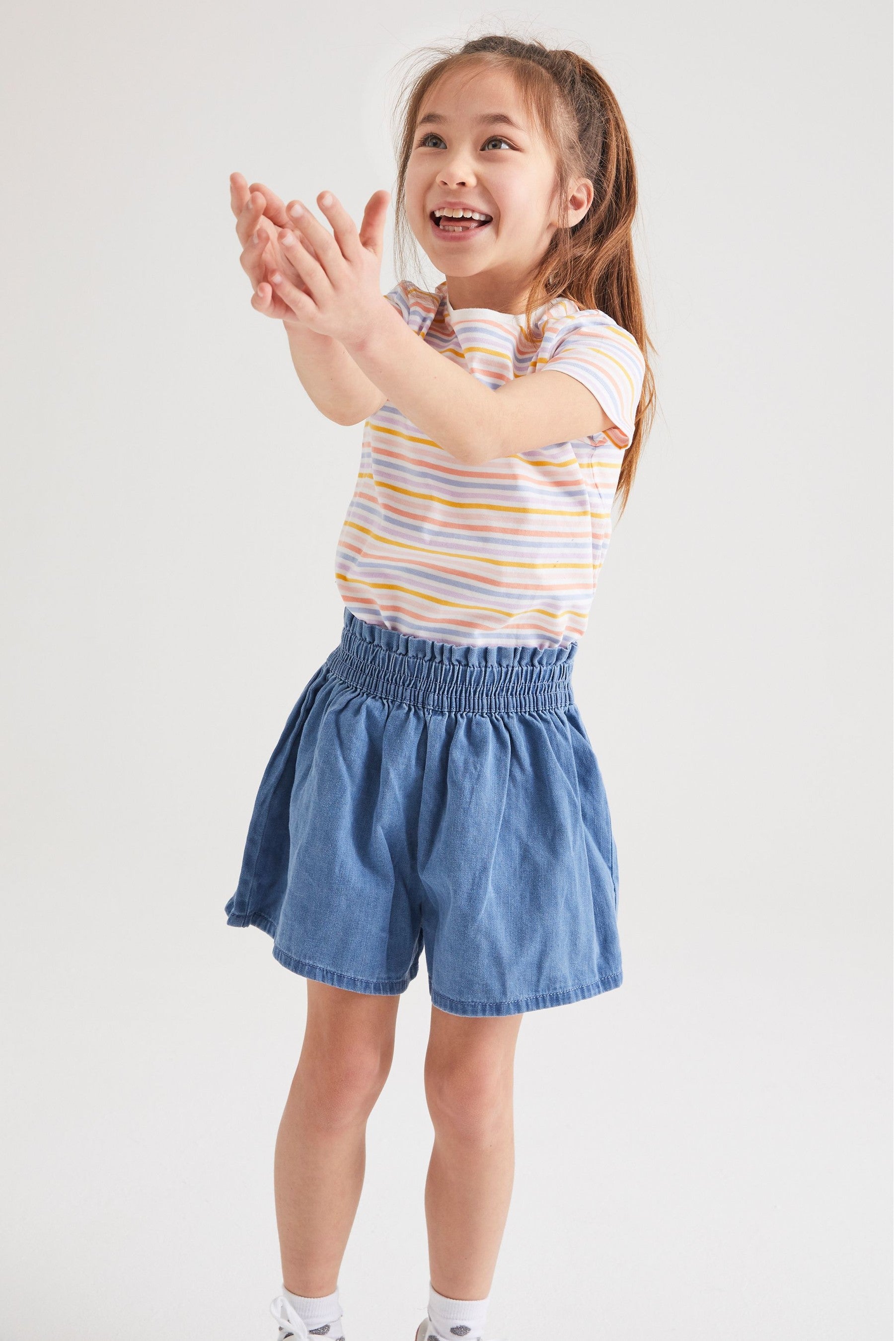 Mid Blue Denim Skort (3-16yrs)