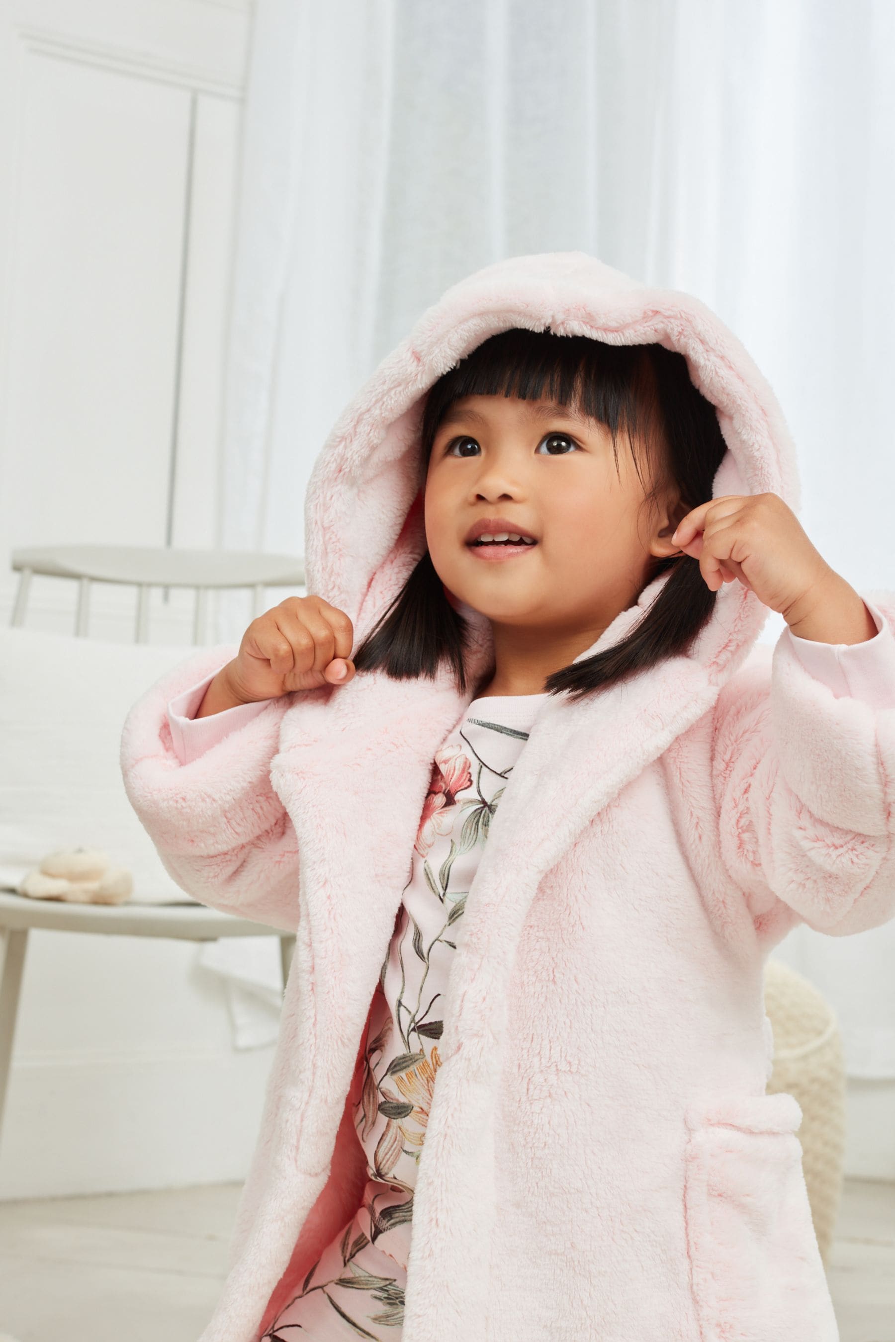 Pink Soft Touch Fleece Dressing Gown (9mths-16yrs)