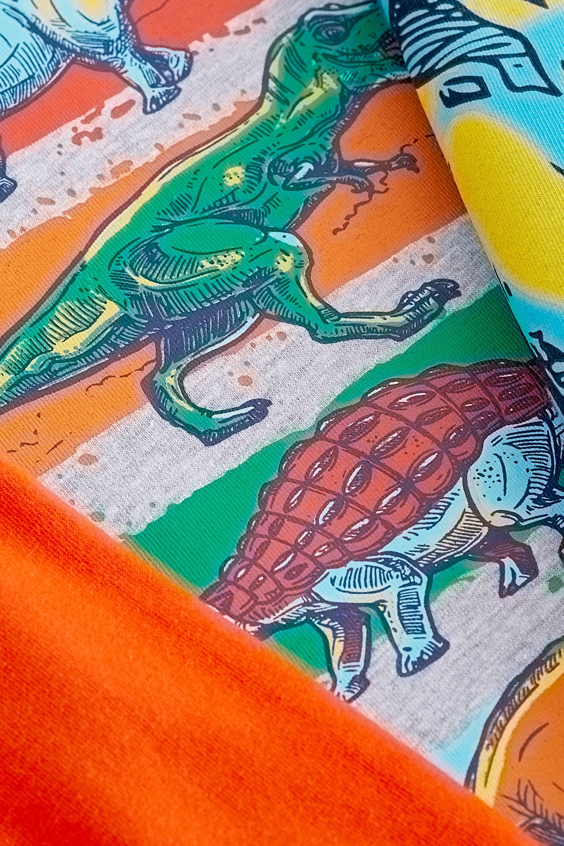 Multi Dino Graphic Regular Fit Short Sleeve T-Shirts 3 Pack (3-16yrs)