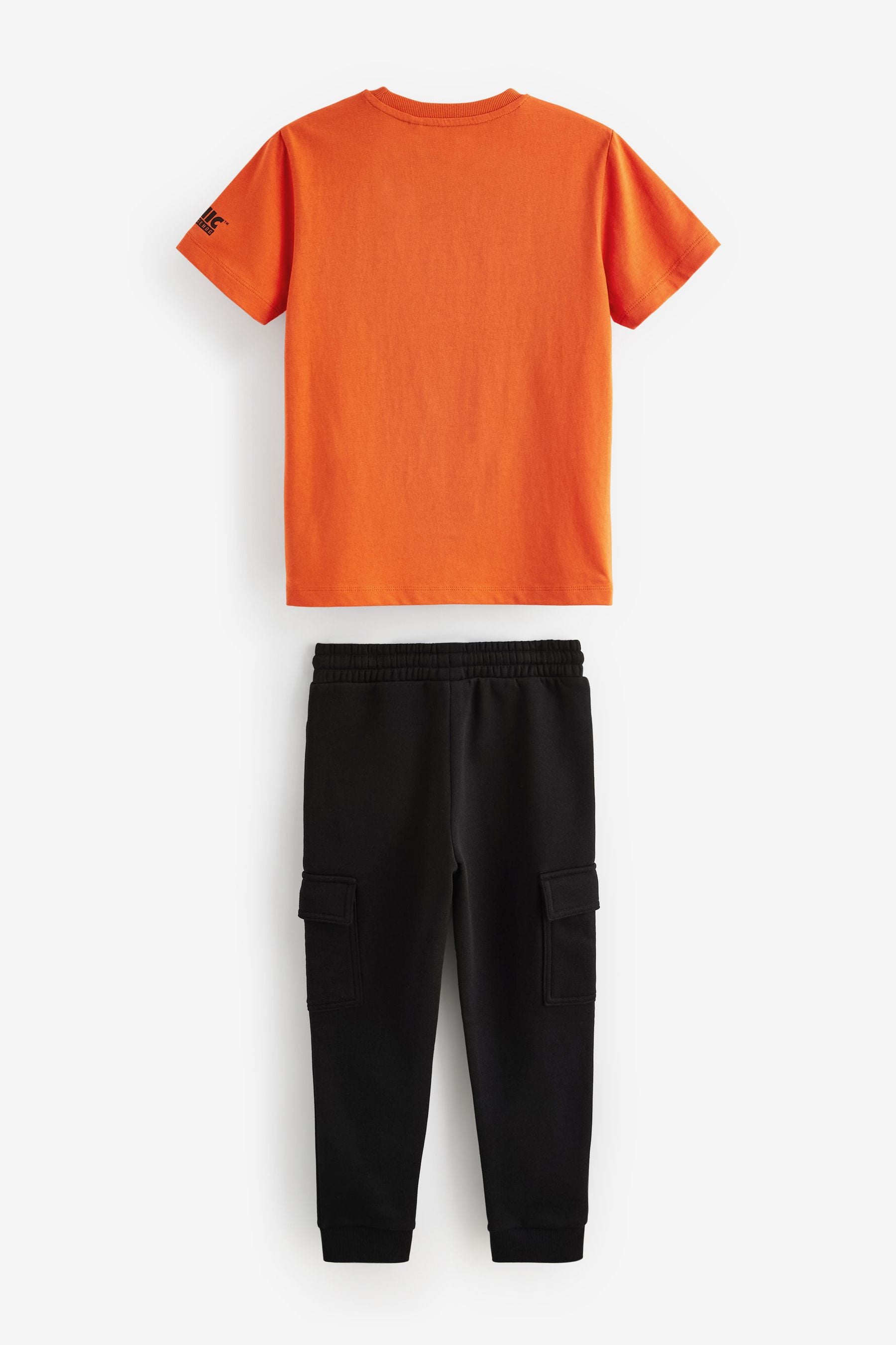 Orange/Black Licensed Sonic T-Shirt And Jogger Set (3-16yrs)