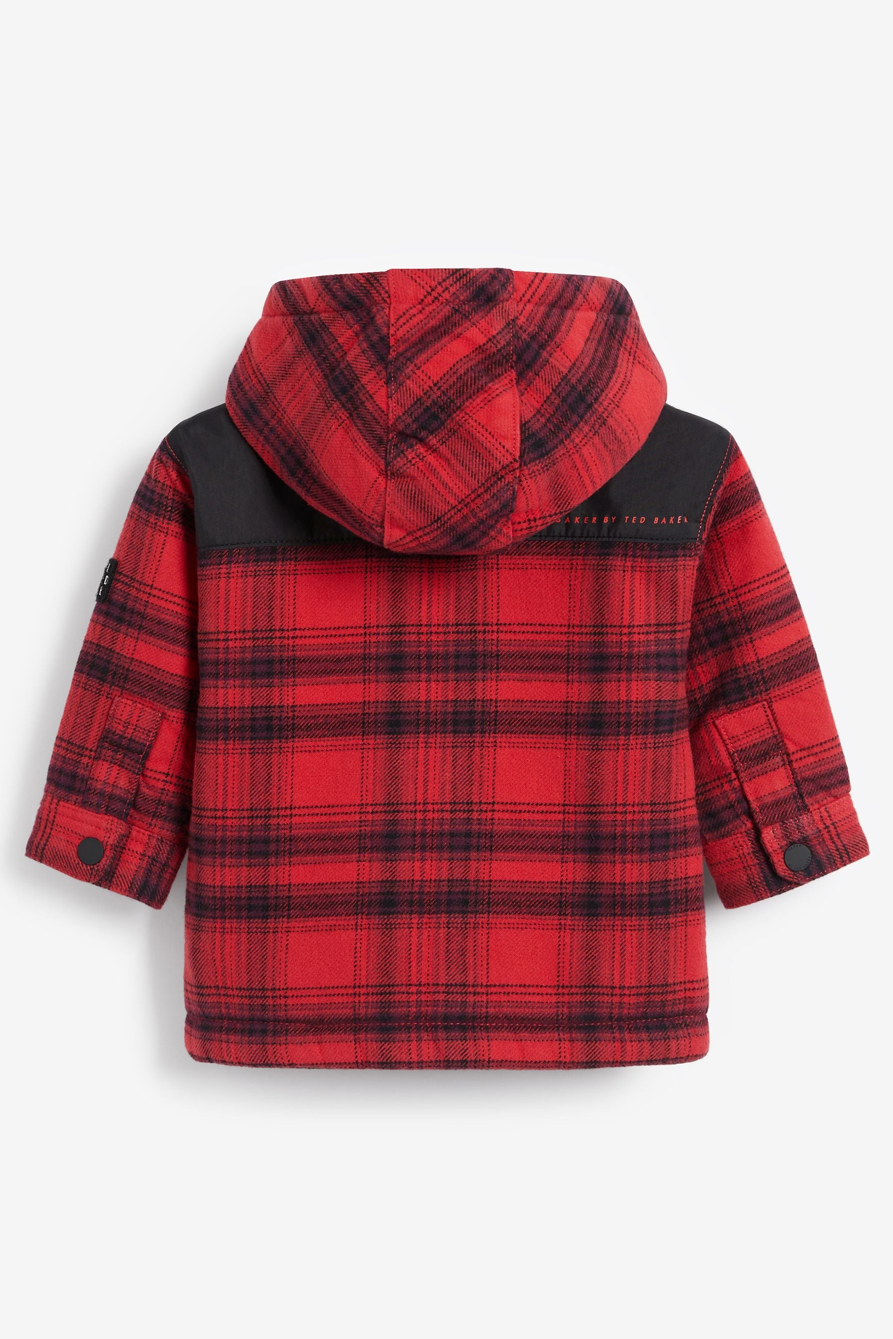 Baker by Ted Baker Red Check Shacket