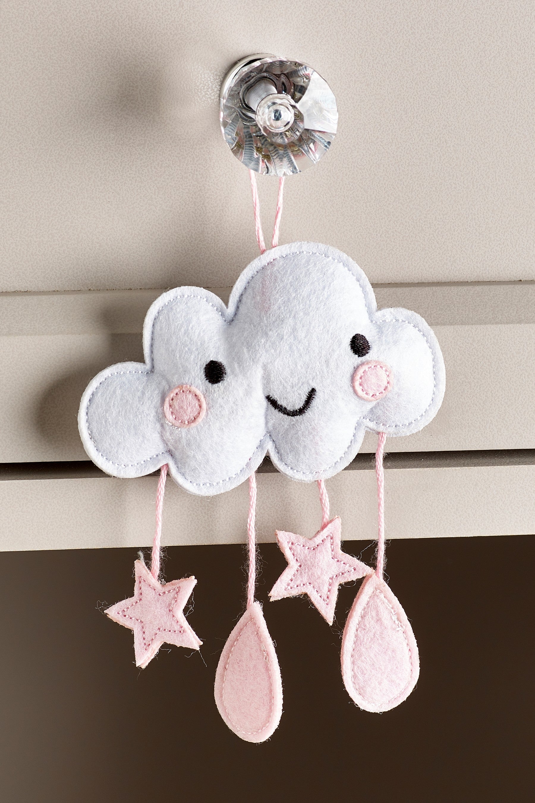 Pink Keepsake New Baby Card