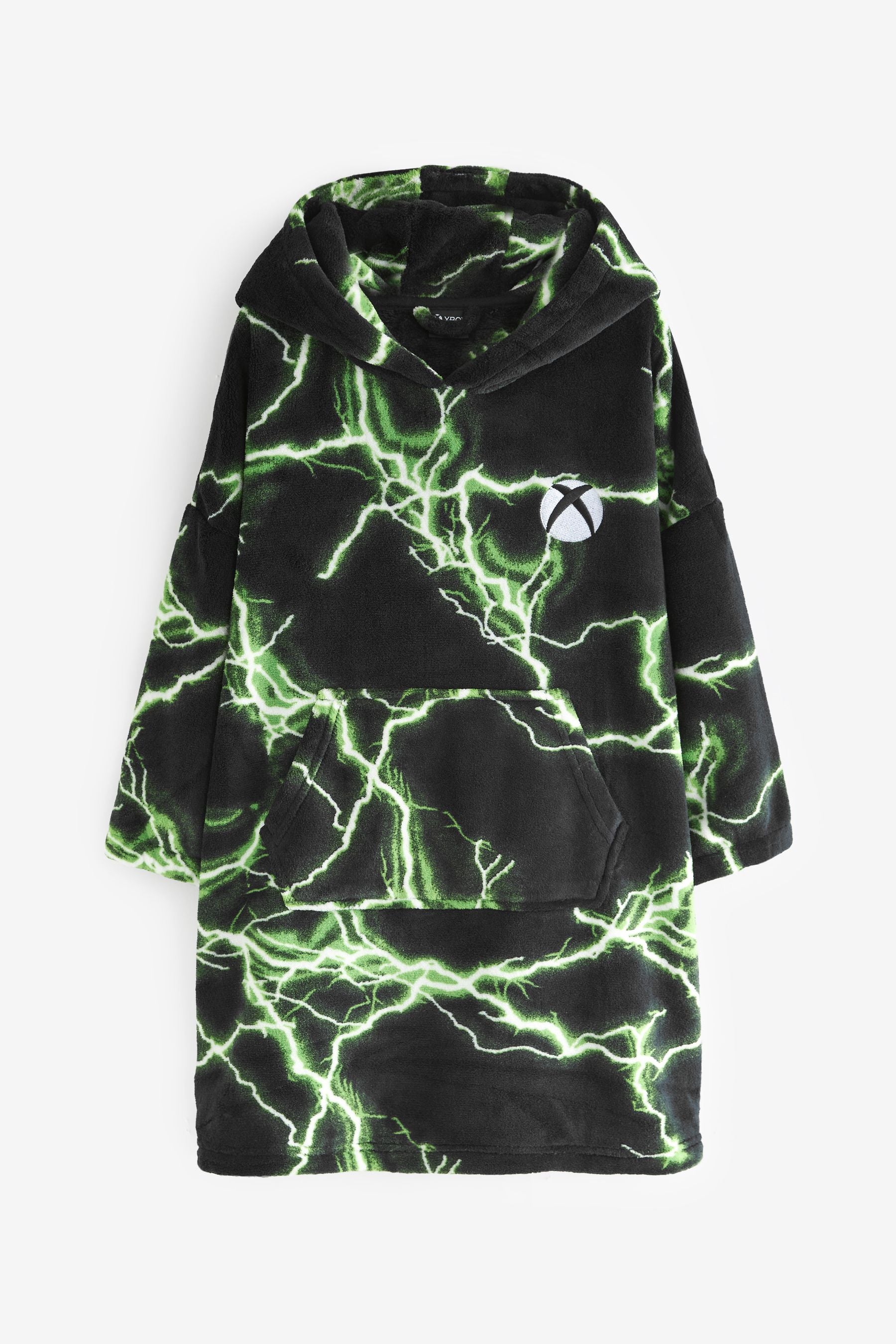 Xbox Black/Green Hooded Blanket (5-16yrs)