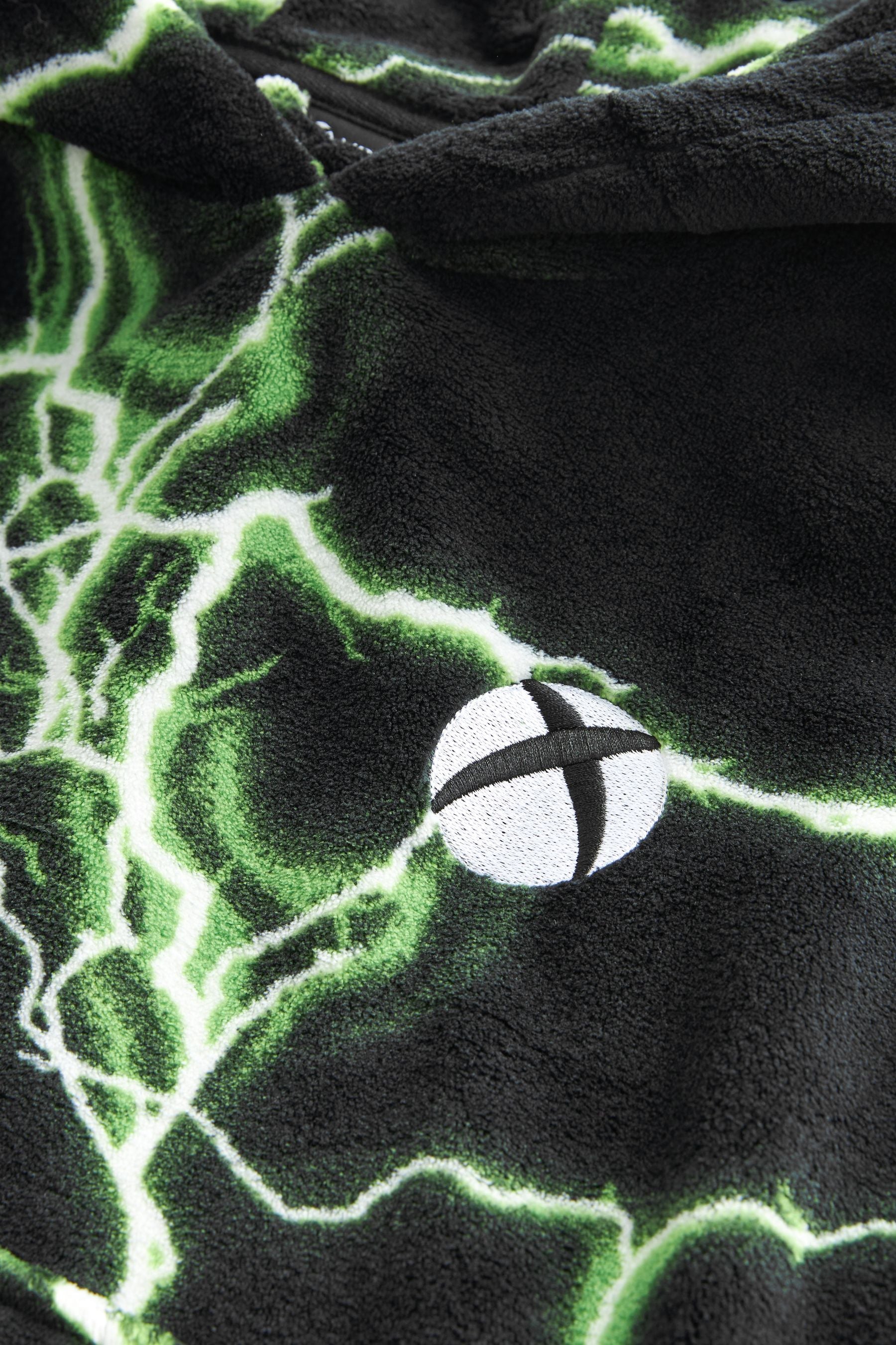 Xbox Black/Green Hooded Blanket (5-16yrs)