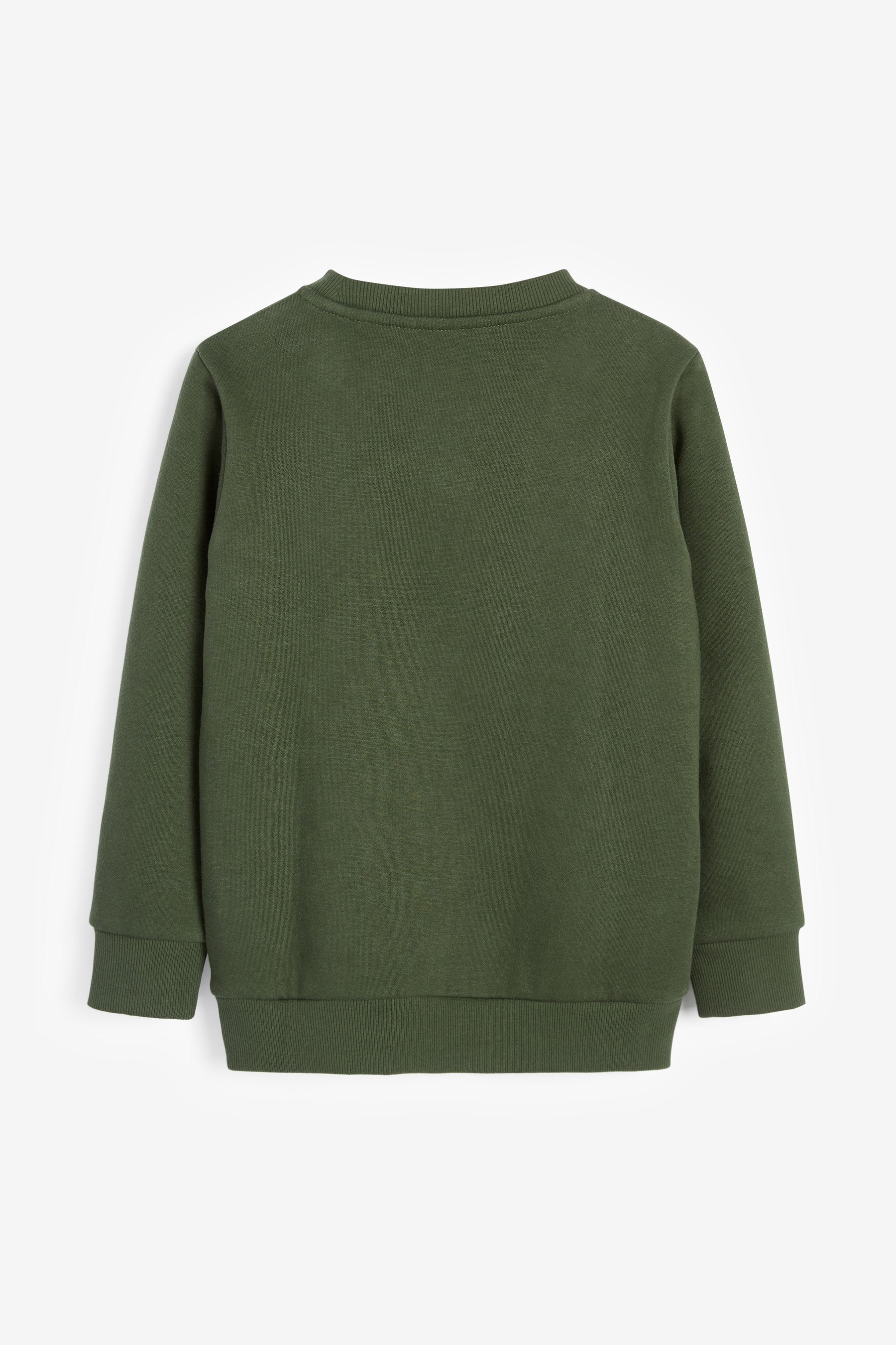 Khaki Green Sweatshirt Set Heavyweight Plain (3-16yrs)