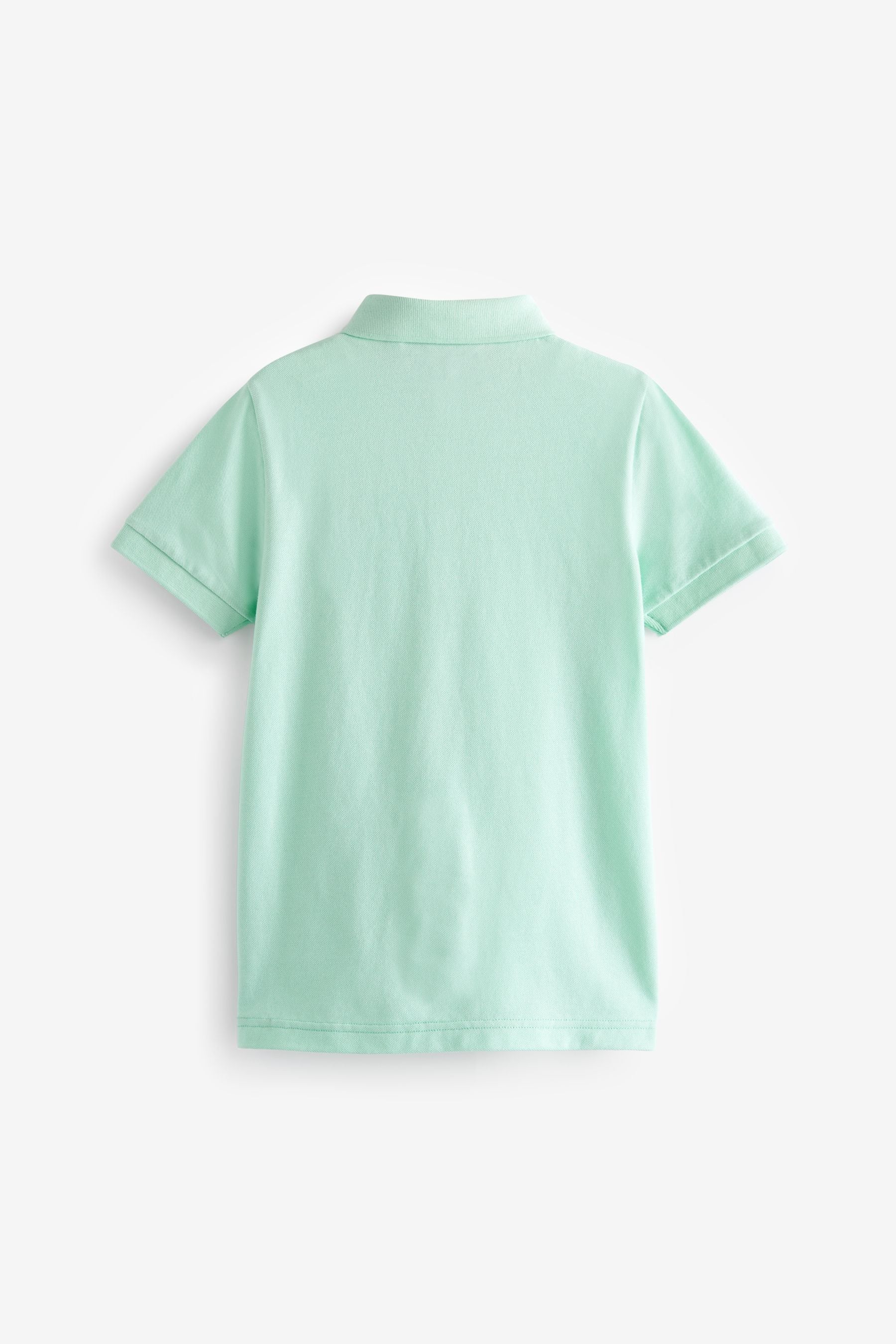 Green Mint Short Sleeve Polo Shirt (3-16yrs)