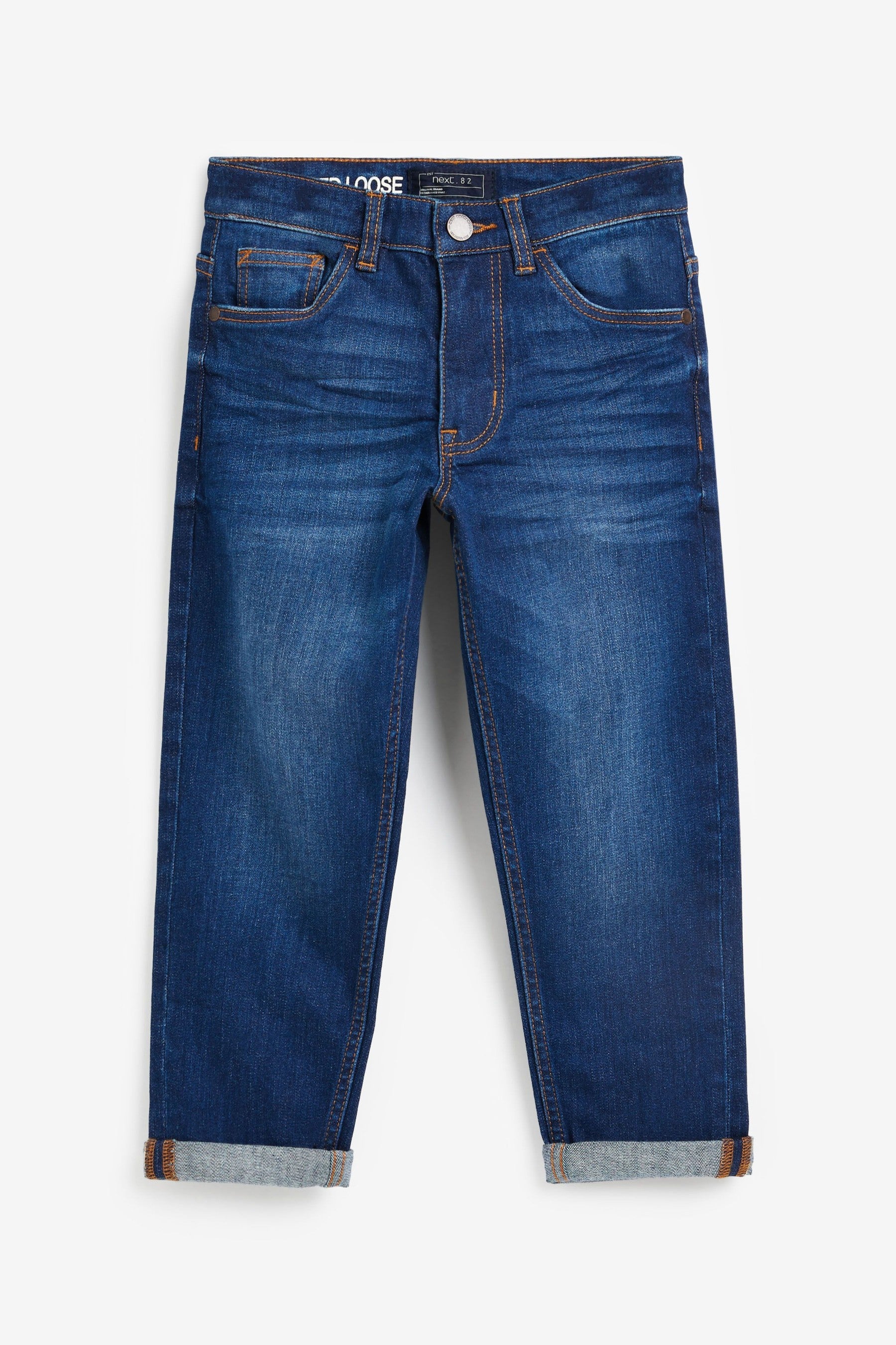 Blue Cotton Rich Stretch Jeans (3-17yrs)