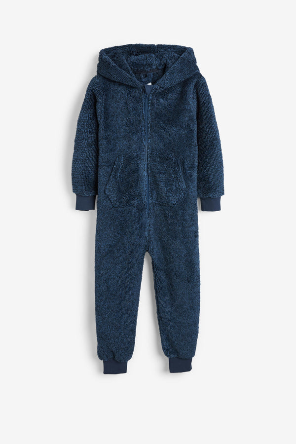 Navy Soft Touch Fleece All-In-One (3-16yrs)