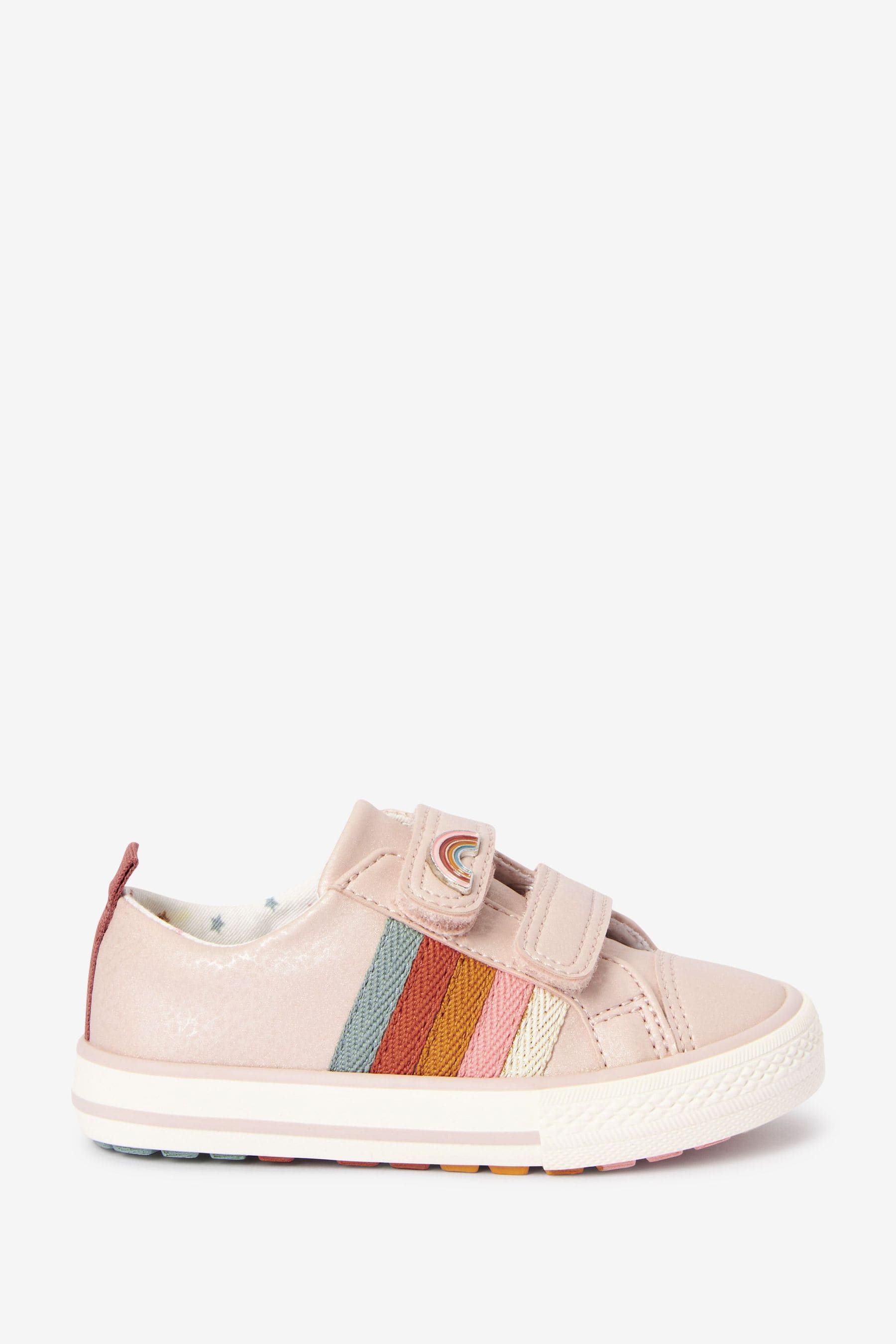 Muted Pink Rainbow Trainers