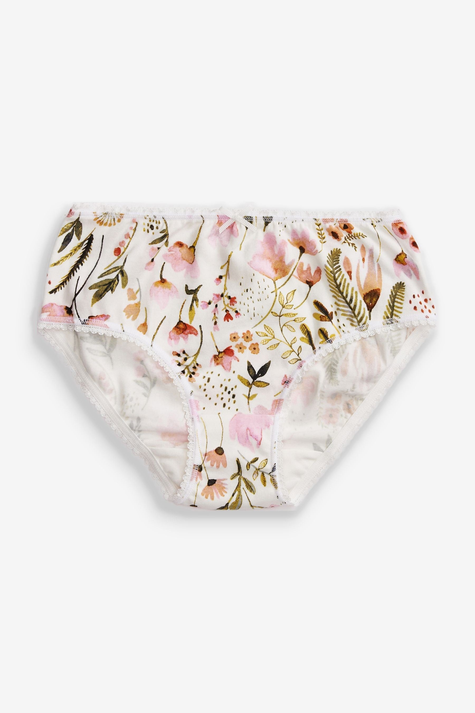 Pink/White Fairy 7 Pack Briefs (1.5-16yrs)