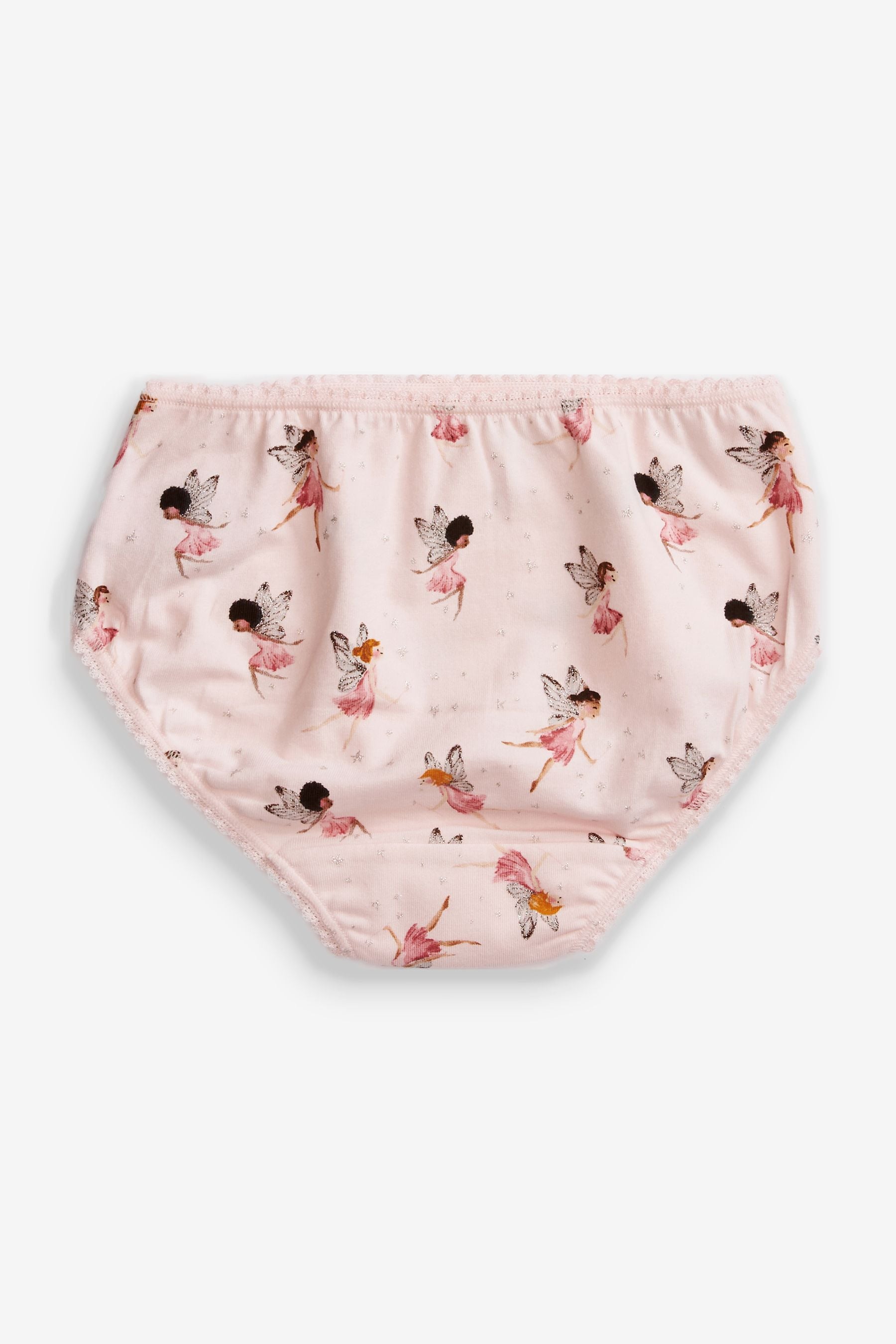 Pink/White Fairy 7 Pack Briefs (1.5-16yrs)