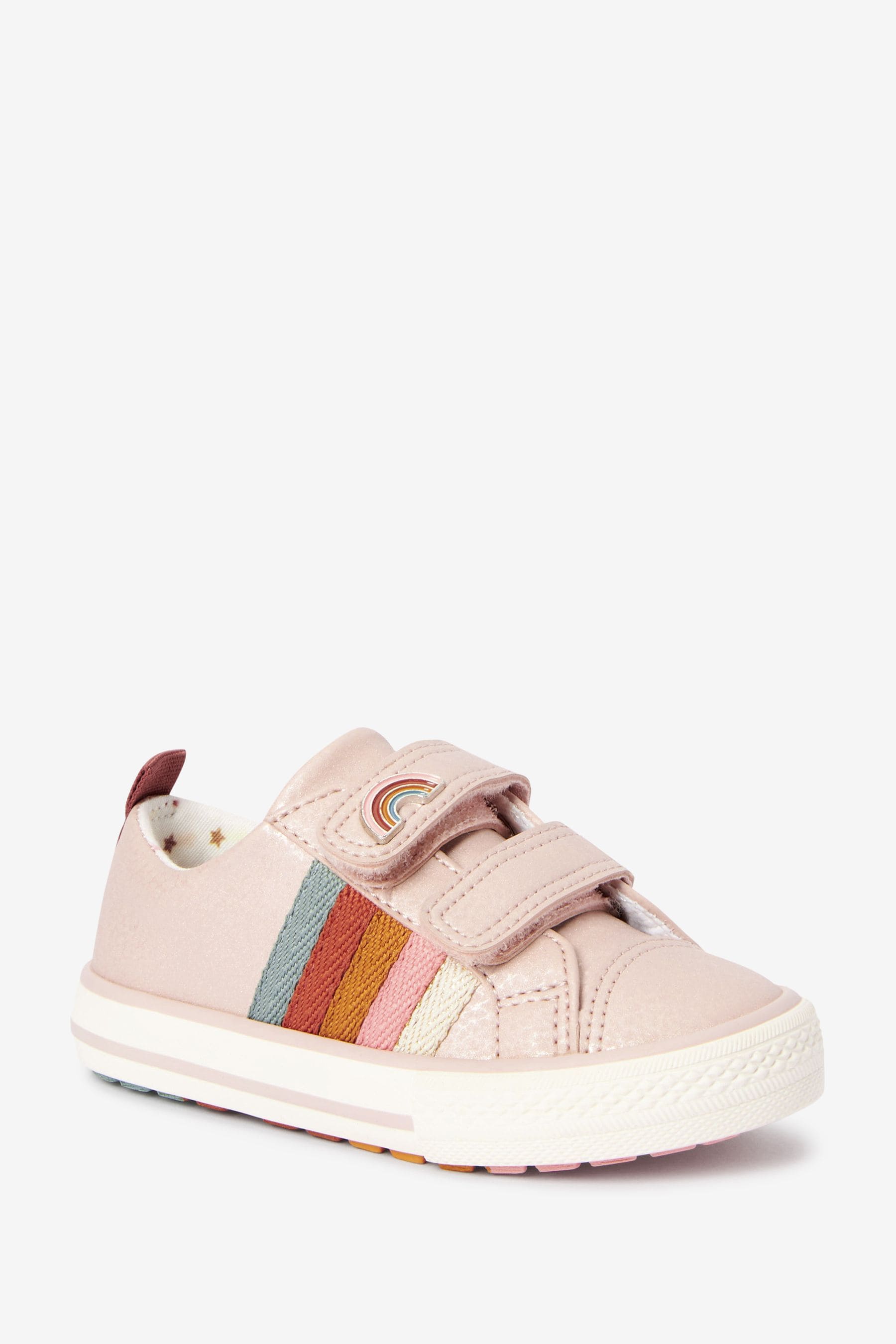 Muted Pink Rainbow Trainers