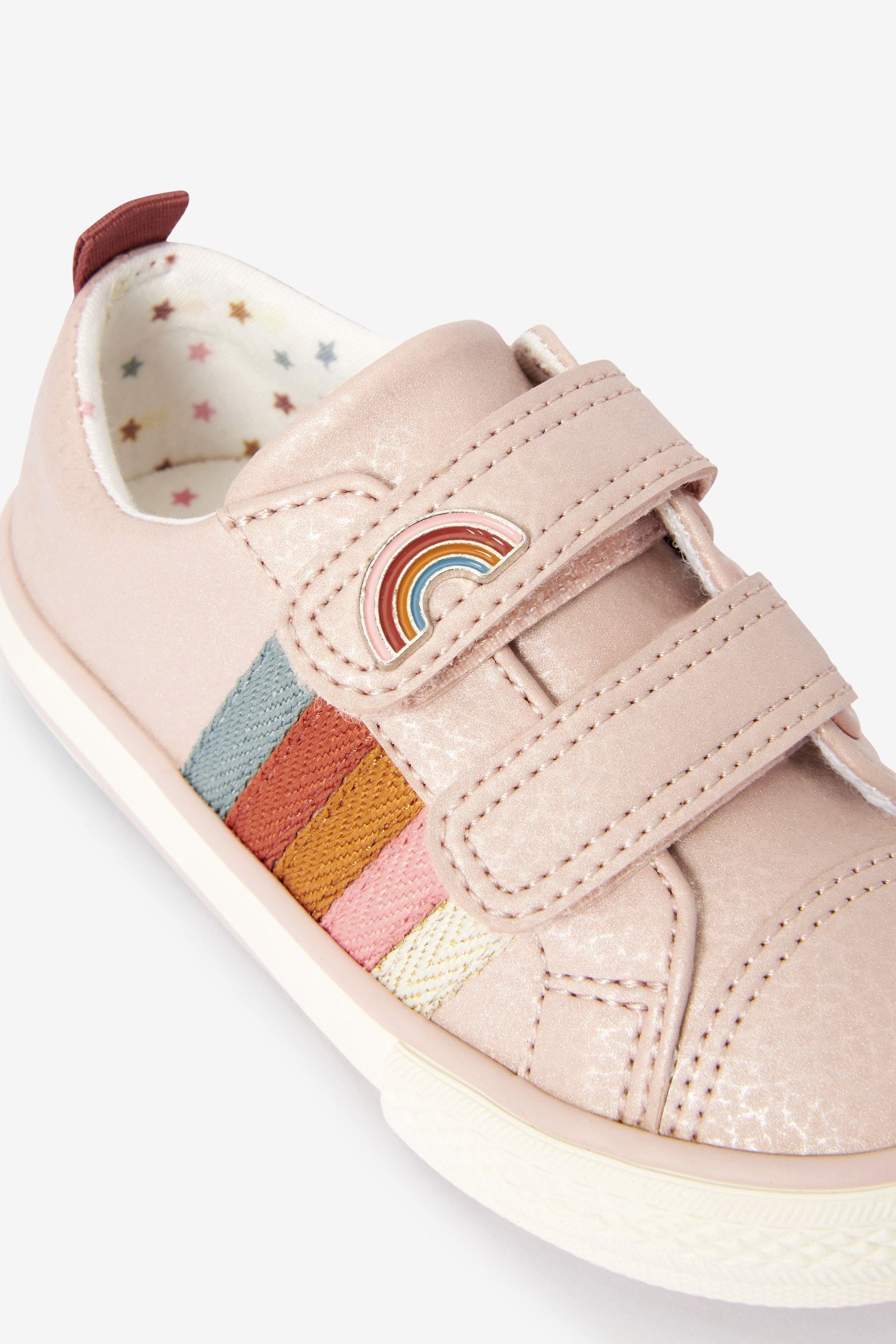 Muted Pink Rainbow Trainers