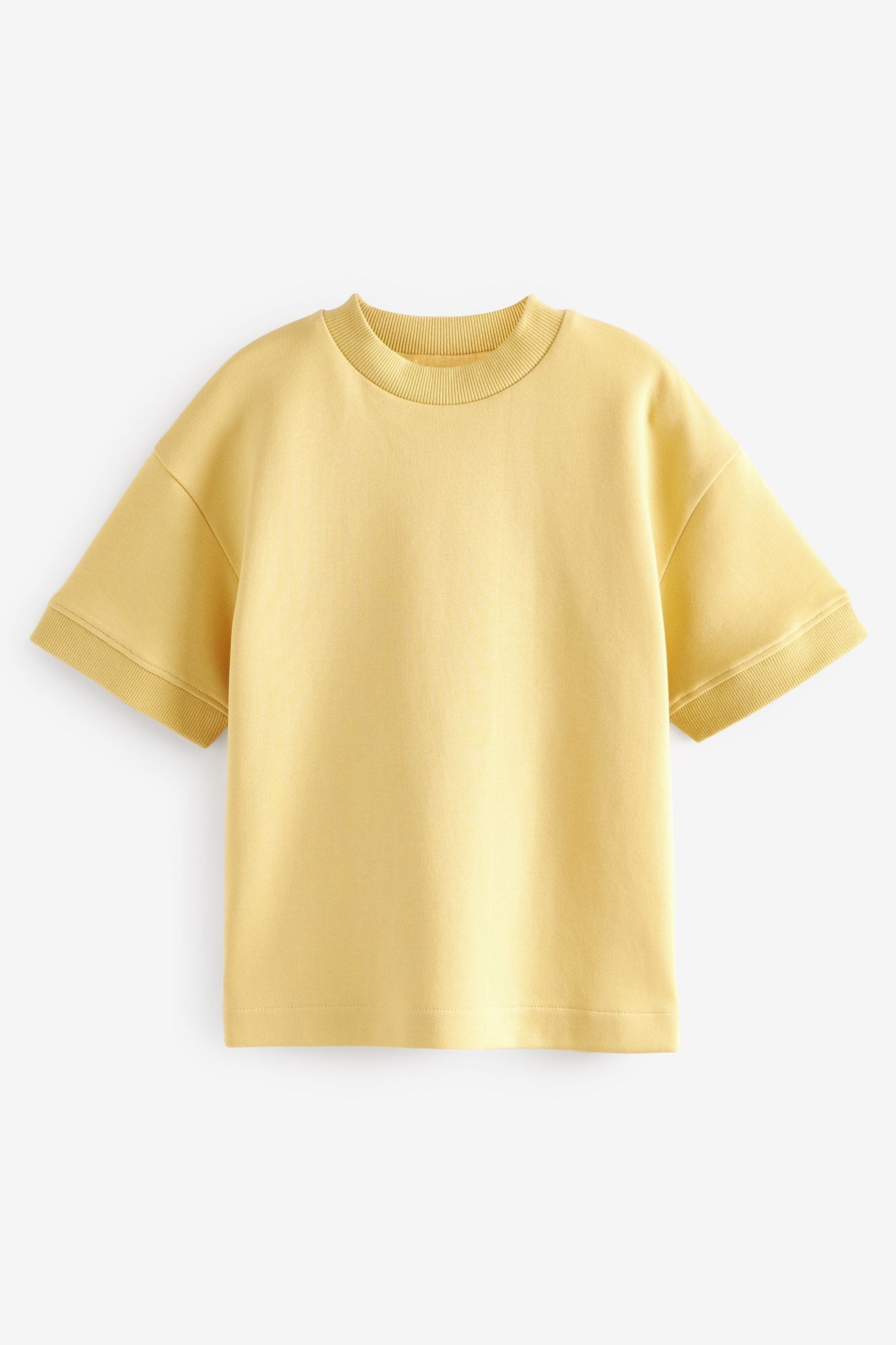 Yellow Relaxed Fit Heavyweight T-Shirt (3-16yrs)