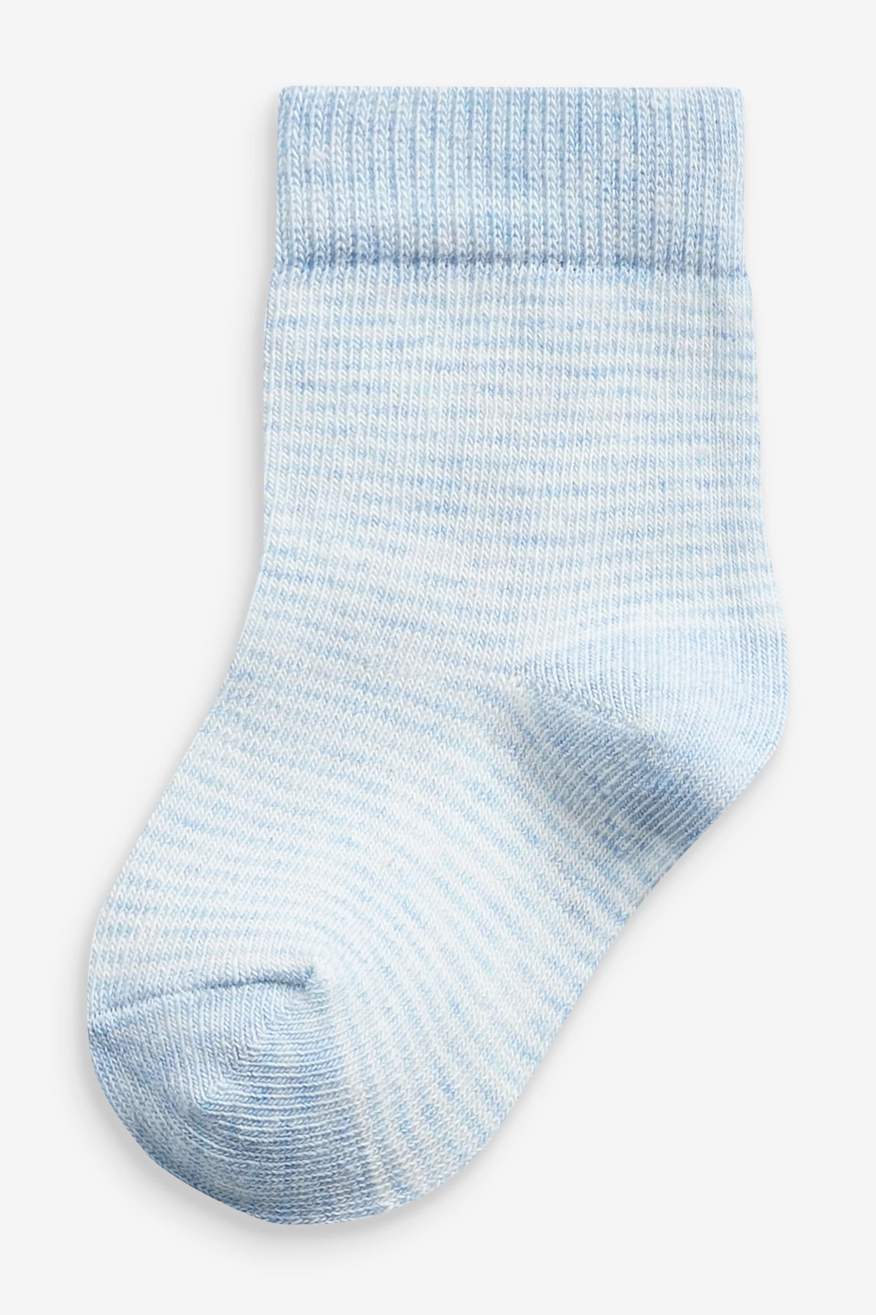 Blue Baby Socks 5 Pack (0mths-2yrs)