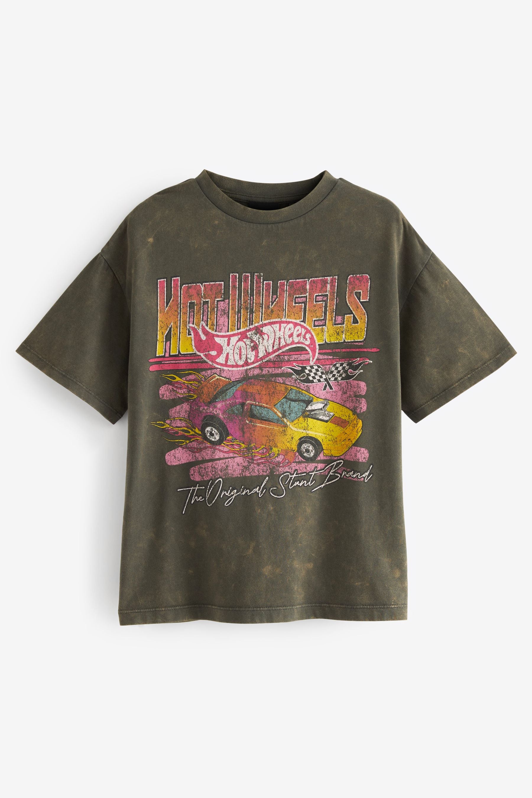 Grey Hot Wheels Oversized License T-Shirt (3-16yrs)