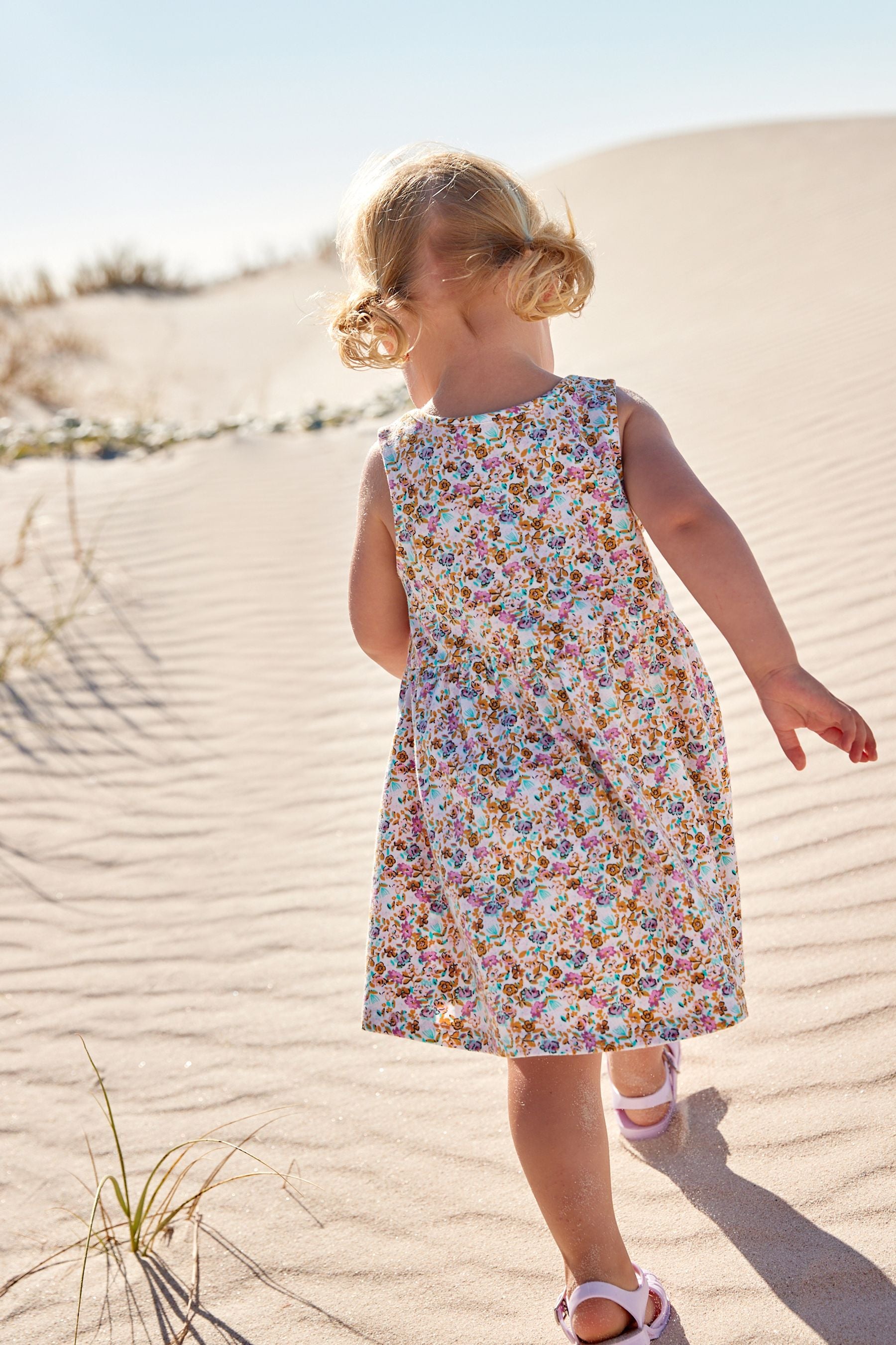 Lilac Purple Sleeveless Jersey Dress (3mths-7yrs)